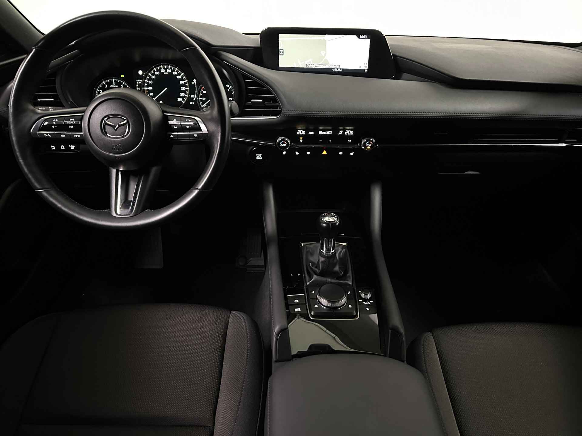 Mazda 3 2.0 e-SkyActiv-G M Hybrid 122 Comfort | Adaptive Cruise | Camera | LED | Navi | Apple Carplay | Head Up | Stuur & Stoelverwarming | - 36/36