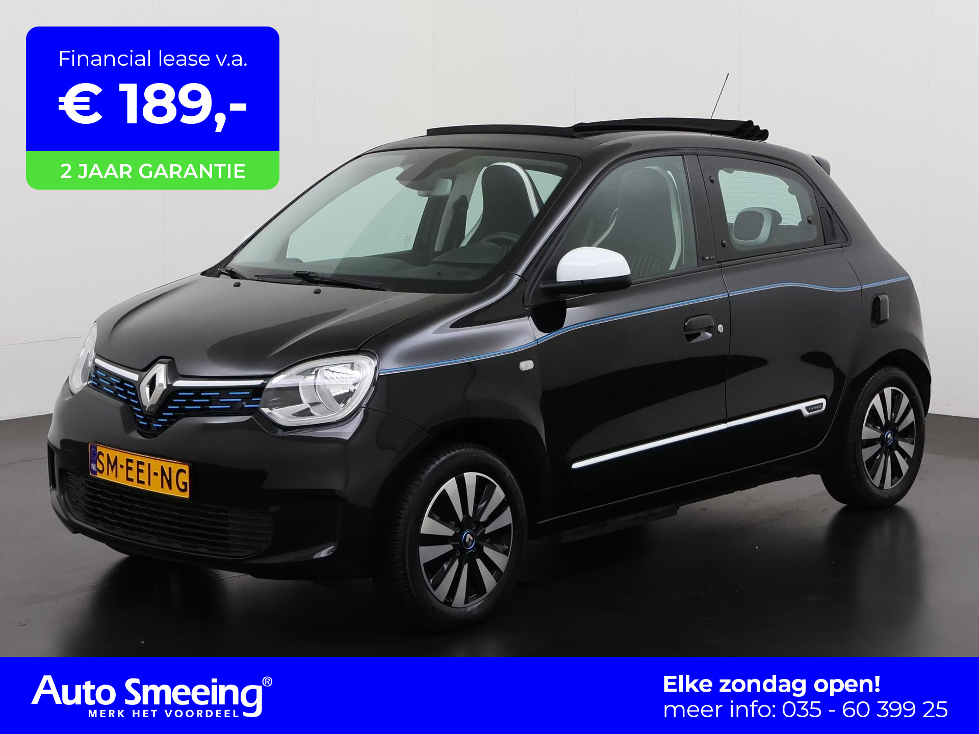 Renault Twingo Z.E. R80 Intens | Navigatie | Vouwdak | Camera | Zondag Open!