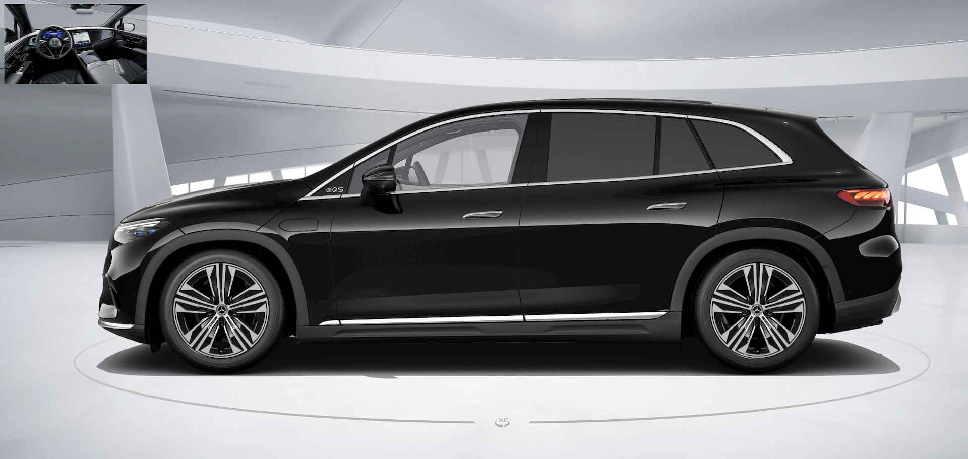 Mercedes-Benz EQS SUV 450 4-Matic Luxury Line 108 kWh 7 pers. | Achterasbesturing | Distronic | Panoramadak | Stoelventilatie | Luchtvering - 4/10