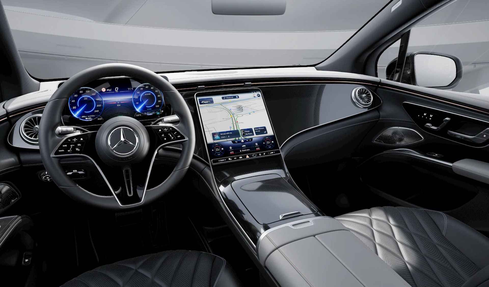 Mercedes-Benz EQS SUV 450 4-Matic Luxury Line 108 kWh 7 pers. | Achterasbesturing | Distronic | Panoramadak | Stoelventilatie | Luchtvering - 7/10