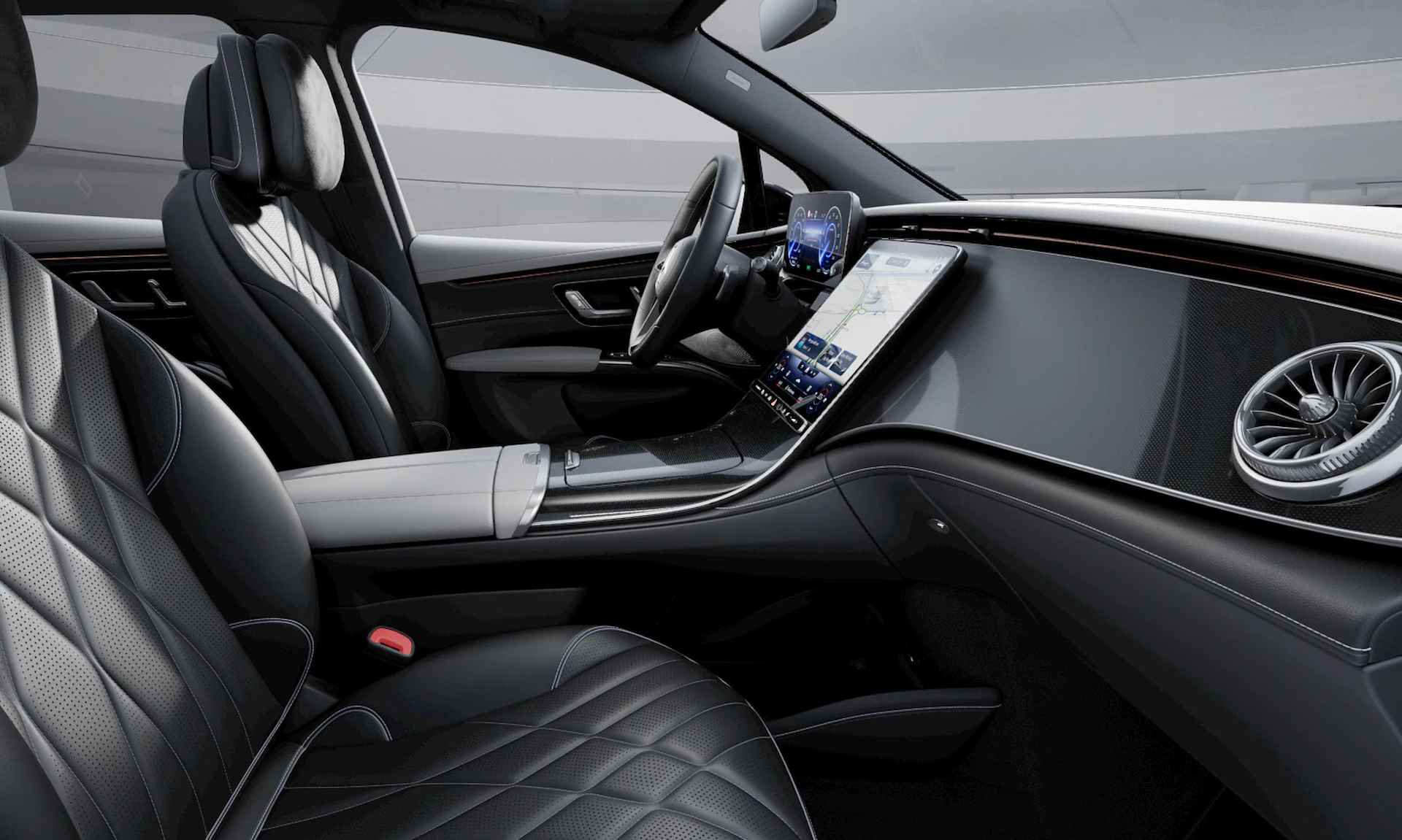 Mercedes-Benz EQS SUV 450 4-Matic Luxury Line 108 kWh 7 pers. | Achterasbesturing | Distronic | Panoramadak | Stoelventilatie | Luchtvering - 8/10