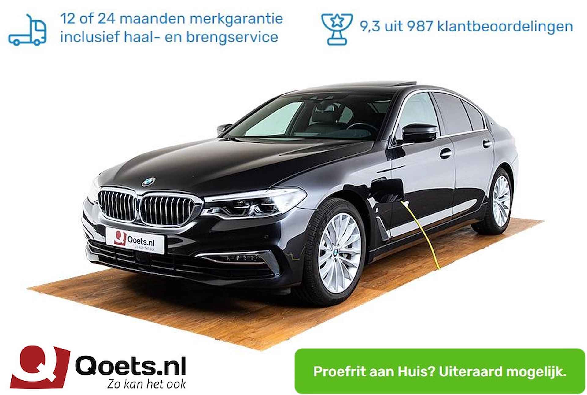 BMW 5-serie 530e iPerformance Executive Luxury Line - Schuifdak - Comfort Access - Soft-Close - Adaptive LED - Parking Assistant Plus - Driving Assistant Plus - Harman Kardon - 1/56