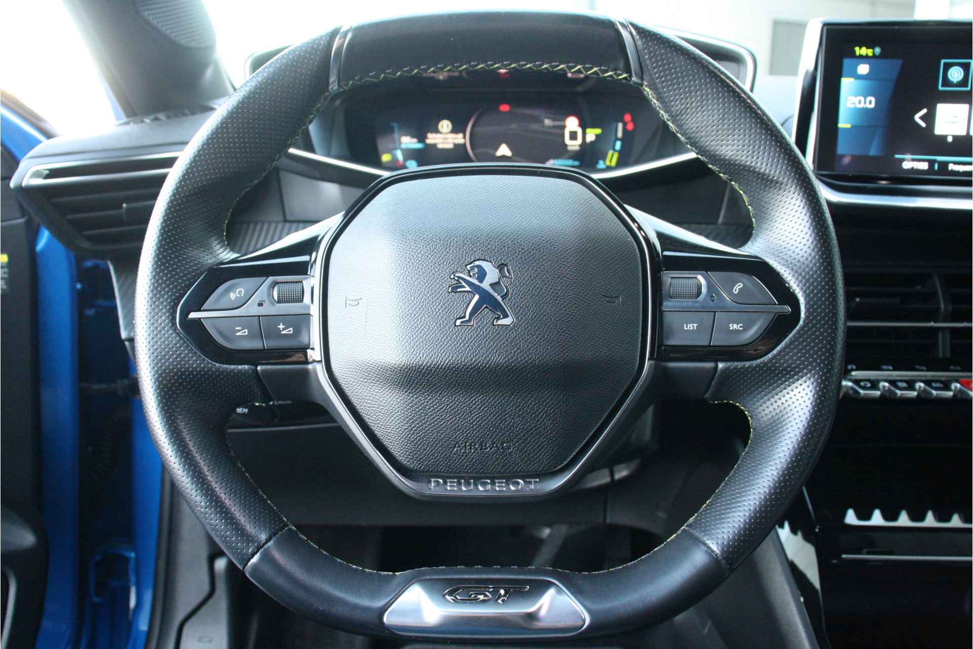 Peugeot 208 EV 136PK GT / NAVI / LEDER / CLIMA / PDC / 17" LMV / CAMERA / KEYLESS / I-COCKPIT / ALCANTARA / FULL-LED / WINTERPAKKET / 1E EIG - 36/39