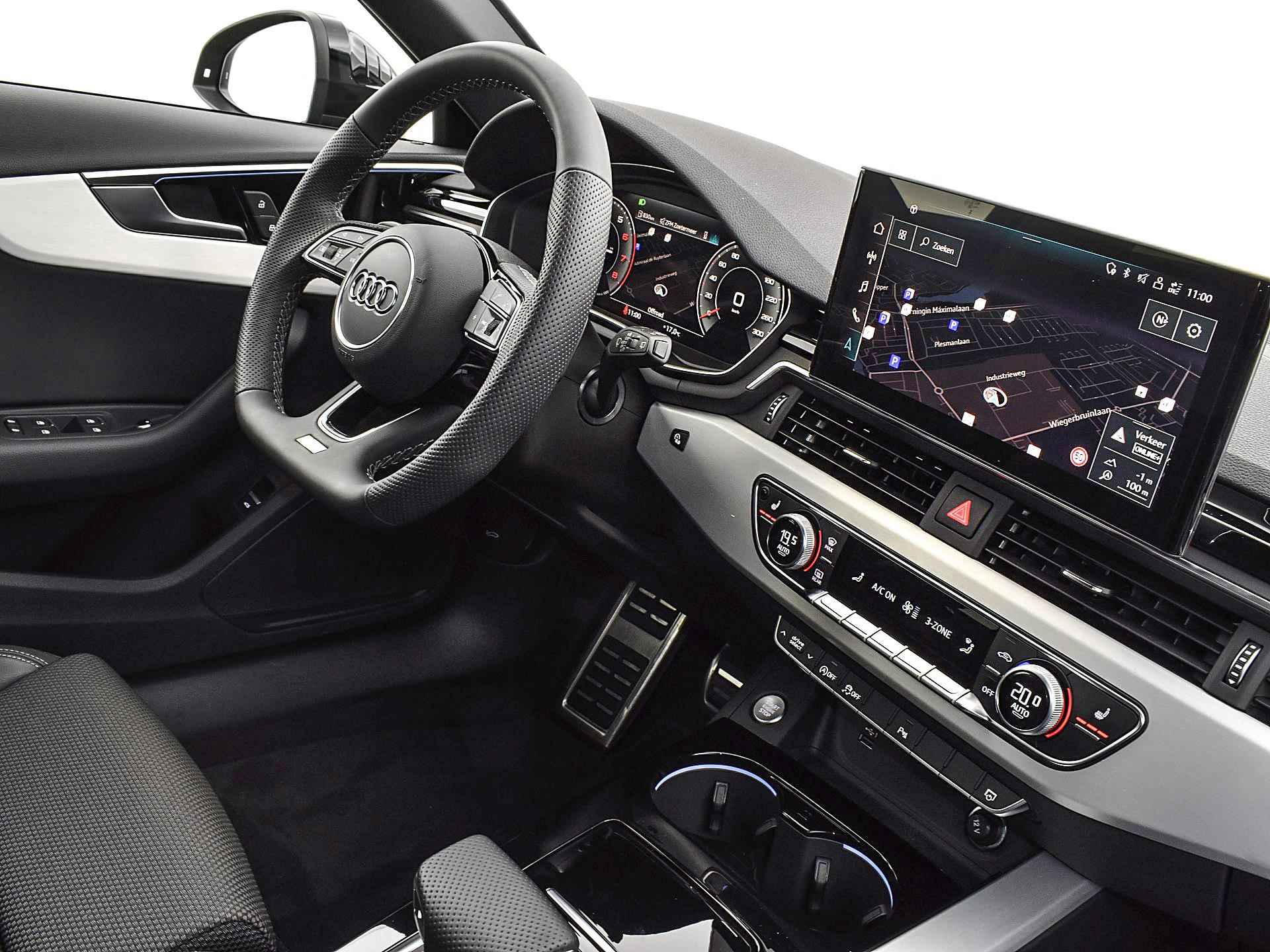 Audi A4 Avant 35 TFSI 150pk S-Tronic S Edition Competition | Camera | Apple Car Play | Navigatie | Elek. Achterklep | Sportstoelen | Stoelverwarming | P-Sensoren | Garantie t/m 18-09-2027 of 100.000km - 18/36