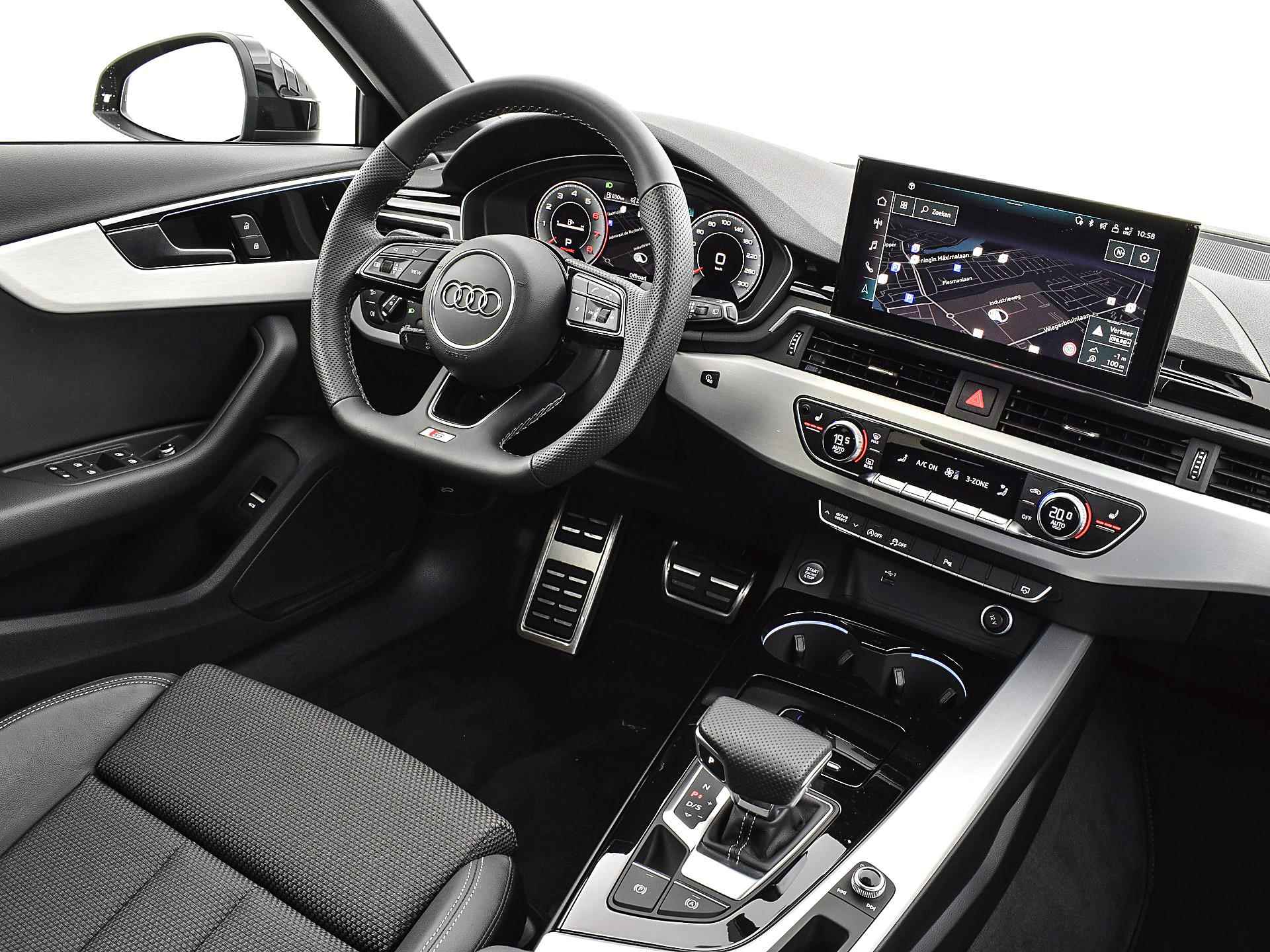 Audi A4 Avant 35 TFSI 150pk S-Tronic S Edition Competition | Camera | Apple Car Play | Navigatie | Elek. Achterklep | Sportstoelen | Stoelverwarming | P-Sensoren | Garantie t/m 18-09-2027 of 100.000km - 19/36