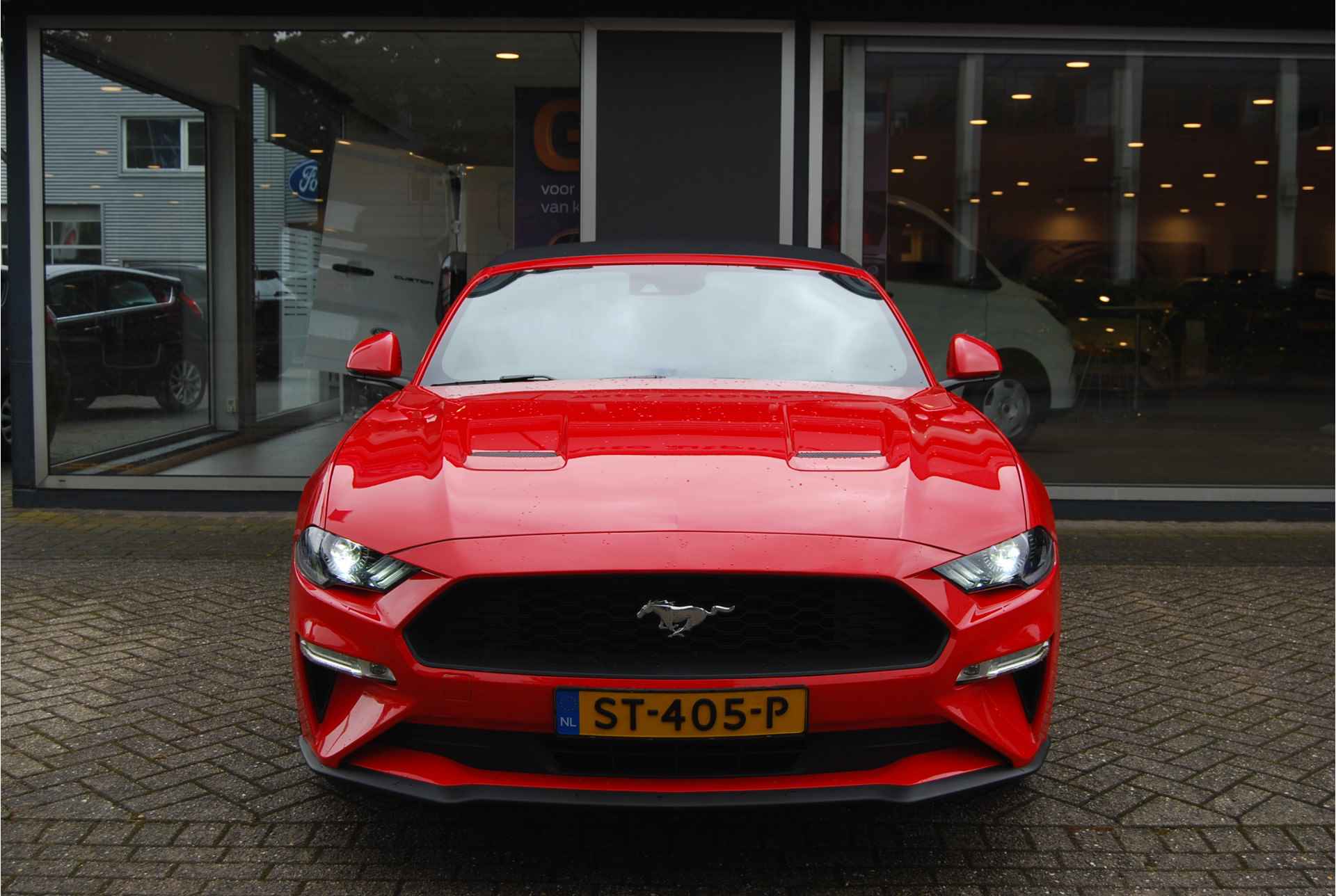 Ford Mustang Convertible 2.3 EcoBoost 290pk | NL-AUTO | ADAPTIEVE CRUISE | FULL LEDER | STOELVERKOELING | LEDER - 4/77