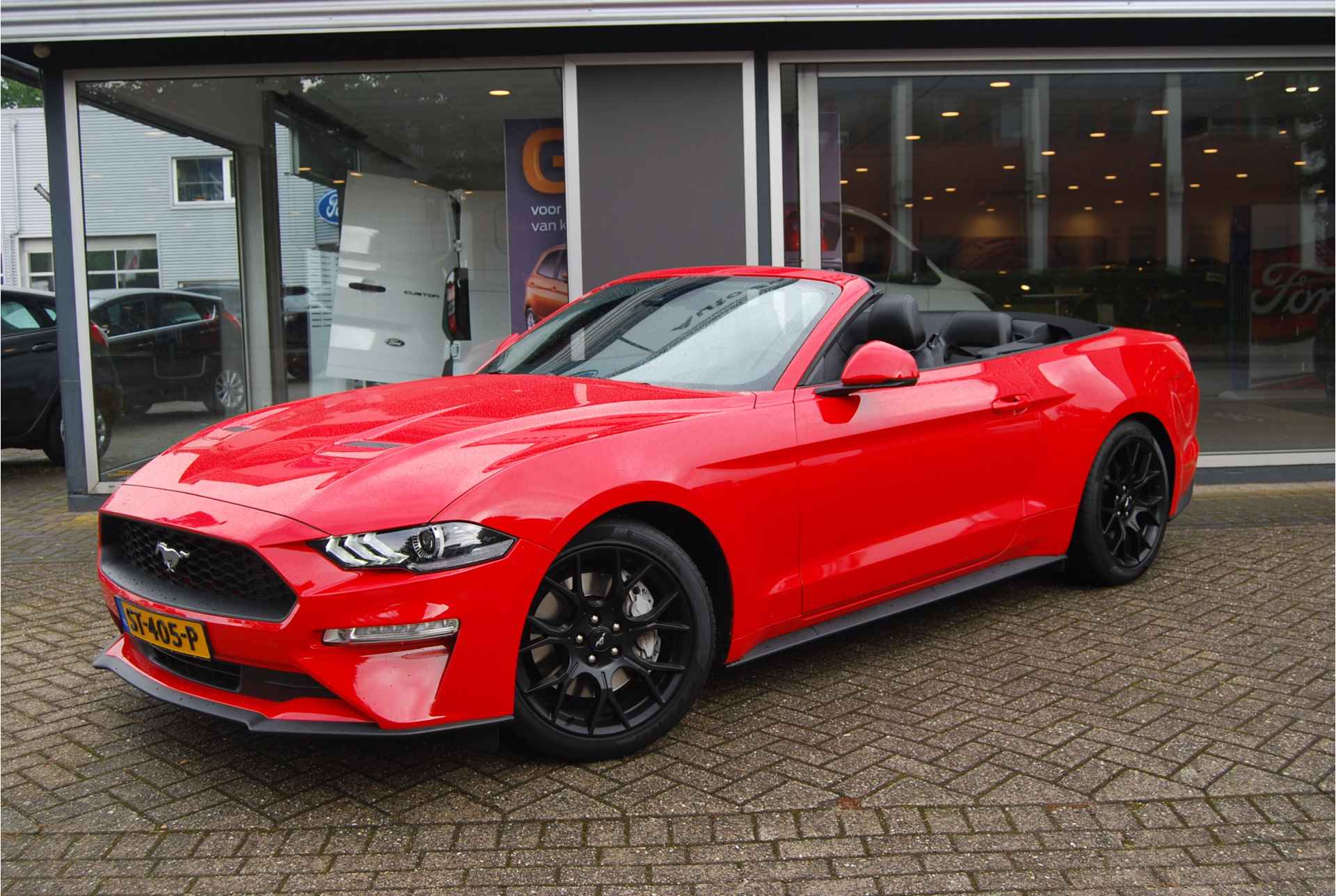 Ford Mustang Convertible 2.3 EcoBoost 290pk | NL-AUTO | ADAPTIEVE CRUISE | FULL LEDER | STOELVERKOELING | LEDER - 49/77