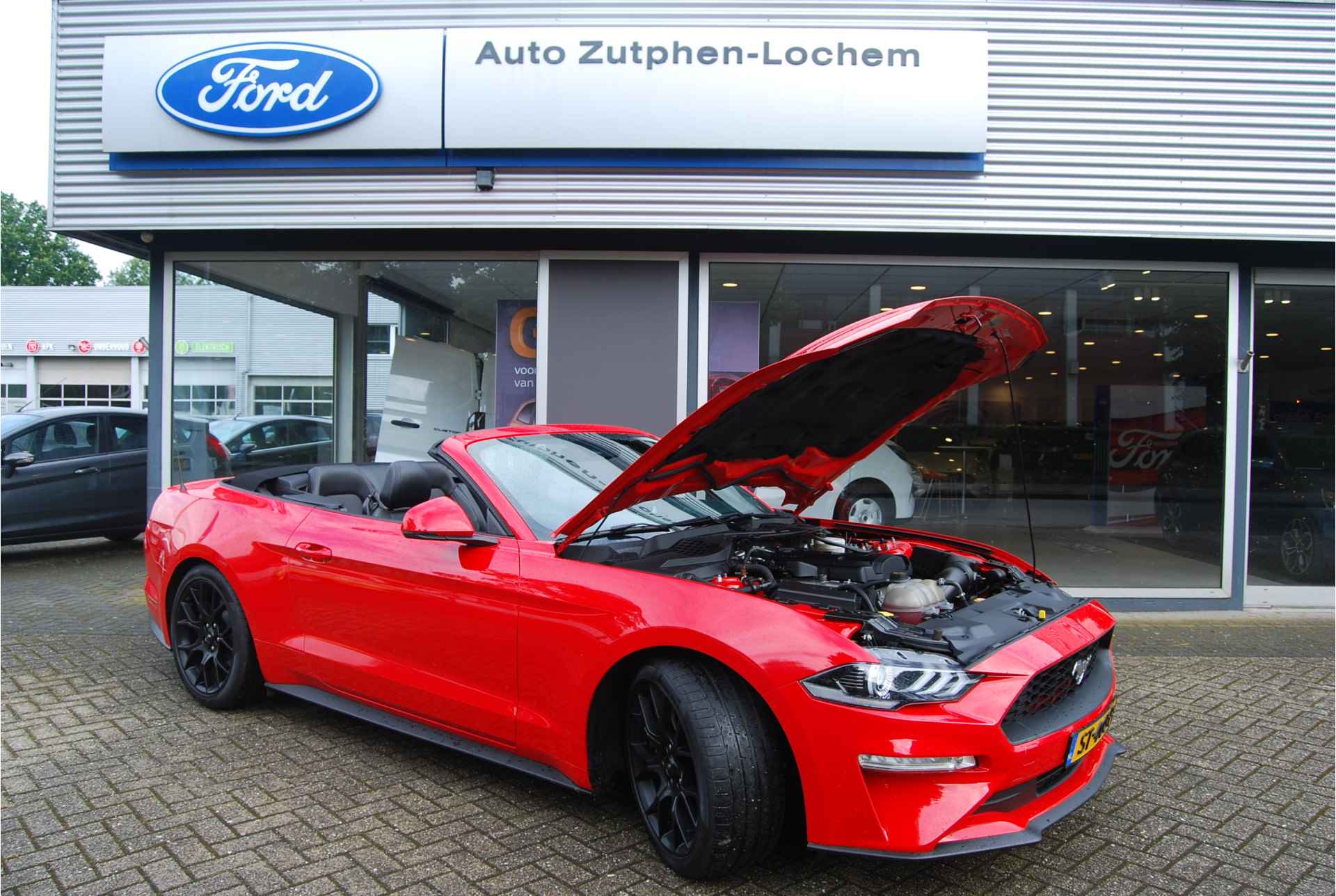 Ford Mustang Convertible 2.3 EcoBoost 290pk | NL-AUTO | ADAPTIEVE CRUISE | FULL LEDER | STOELVERKOELING | LEDER - 64/77