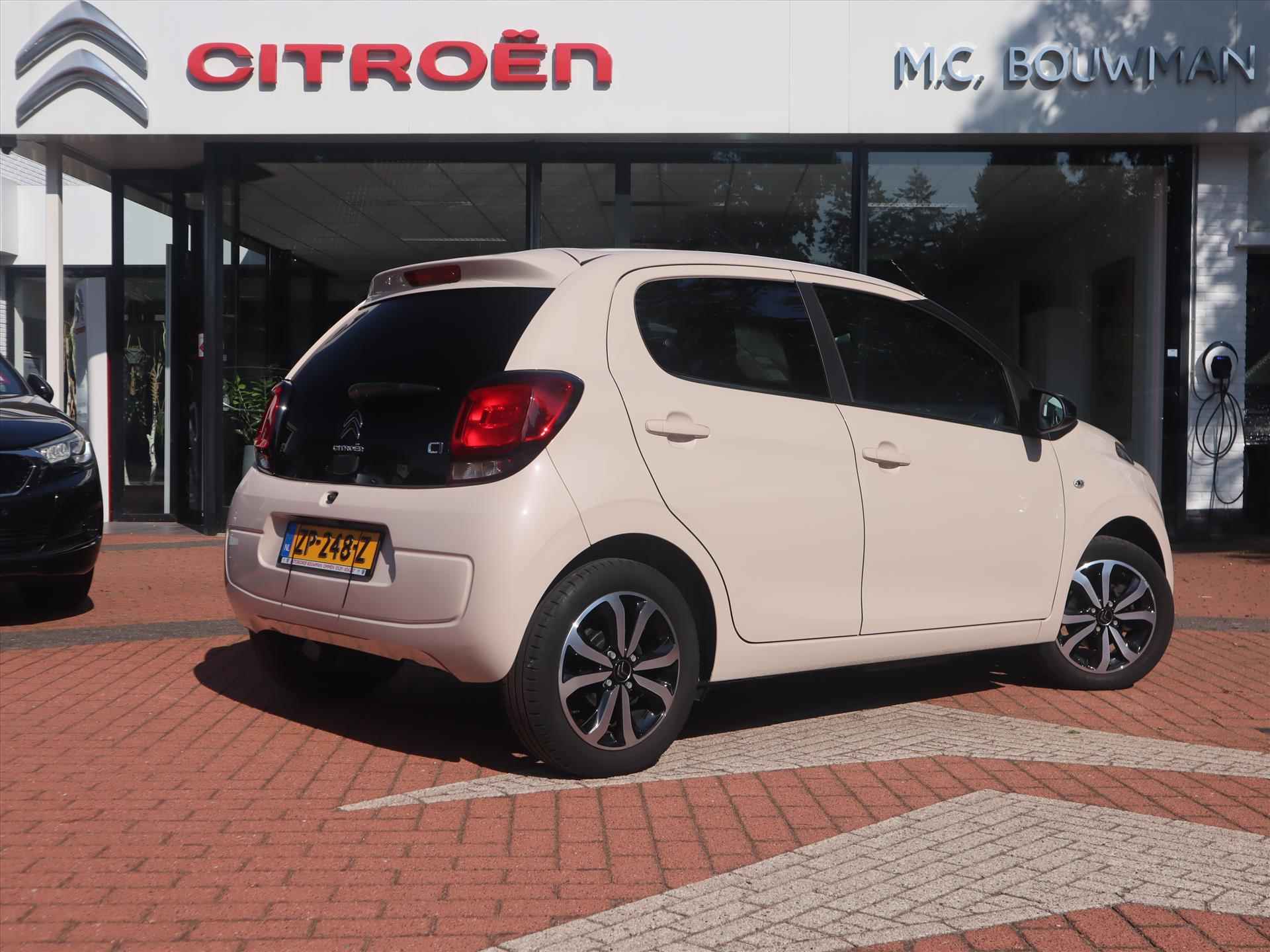 Citroen C1 VTi 72PK S&S 5drs. Shine, Rijklaarprijs | Carplay | Camera | Climate Control | Lichtmetalen wielen - 4/60