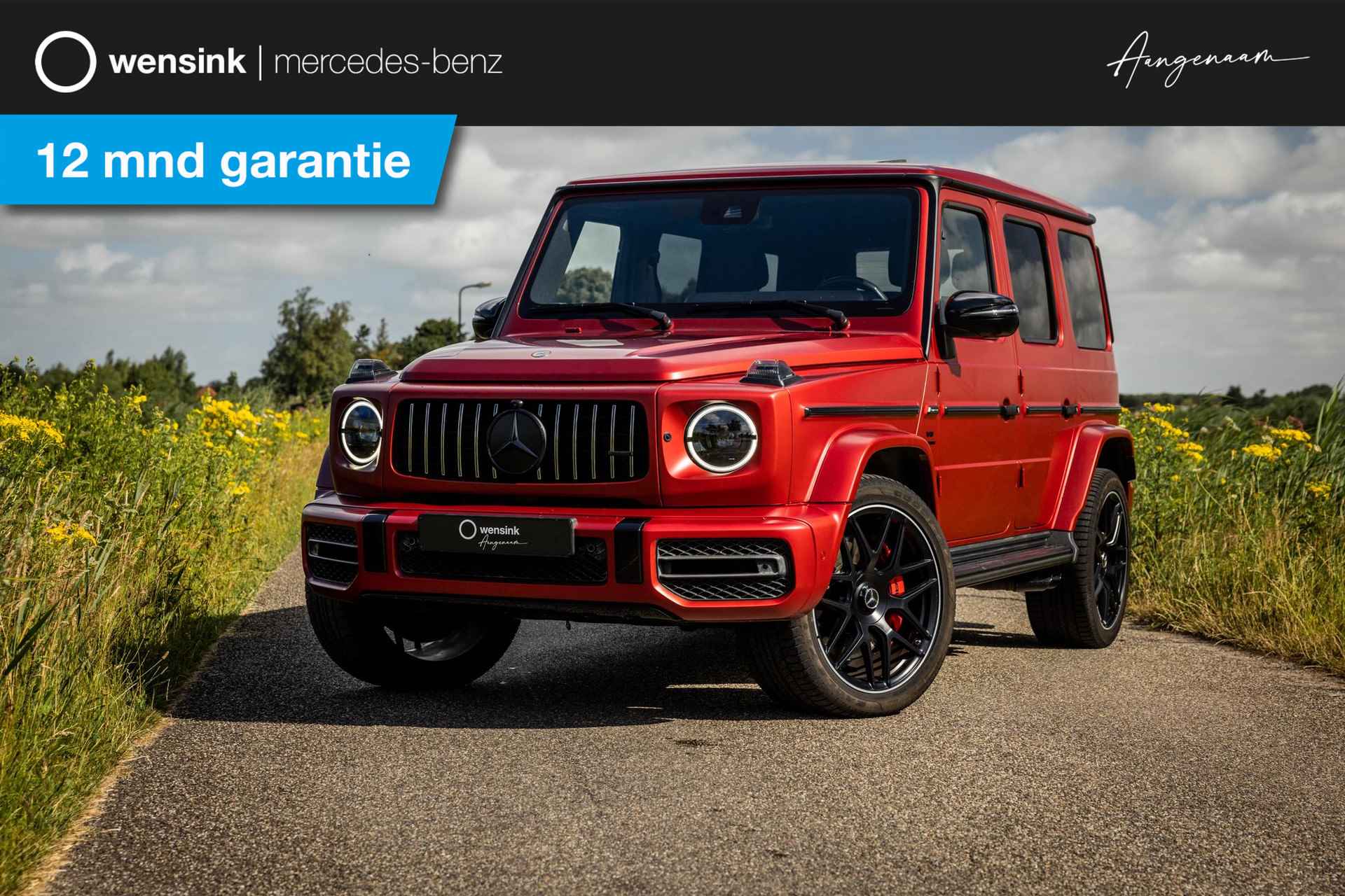 Mercedes-Benz G-klasse 63 | Burmester | 360°-camera | Rijassistentie Pakket | Stoel - Ventilatie/verwarming | Nightpakket incl. 22'' Velgen | Treeplanken | Schuifdak - 65/65