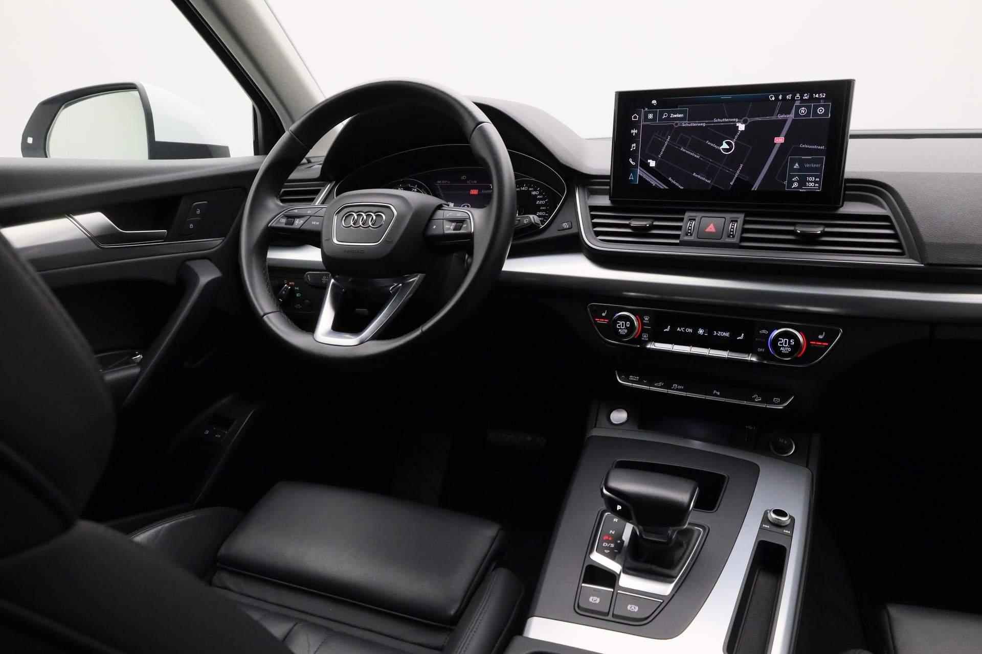 Audi Q5 Sportback 50 TFSI e 299PK S-tronic Advanced edition | Trekhaak | Leder | Luchtvering | Camera | Navi | Stoelverwarming | Keyless - 23/39