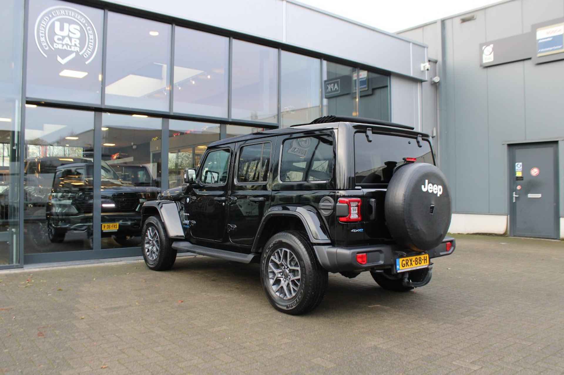 JEEP Wrangler 4XE 380 SAHARA, Plug In Hybrid / My Sky open dak 47.292 KM. - 8/36