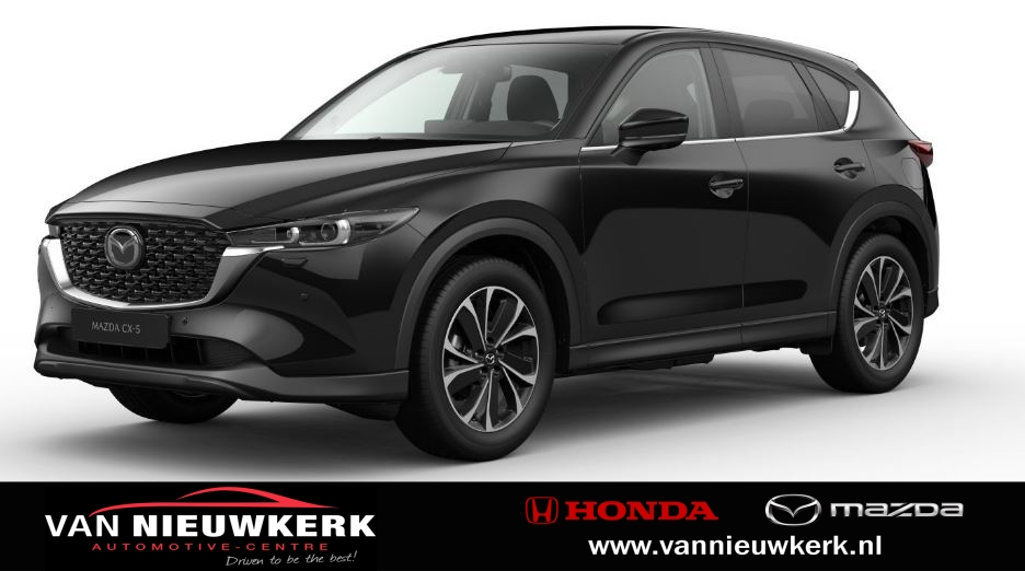 Mazda Cx-5 2.0 SKYACTIV-G 165pk 2WD Aut Exclusive-Line Zwart Leder