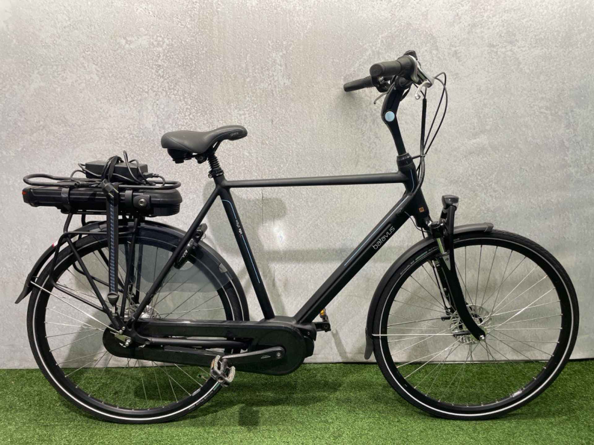 Batavus Wayz E-go® Deluxe | E-Motion | 500Wh. (2) Heren Zwart Mat 61cm 2019 - 1/5