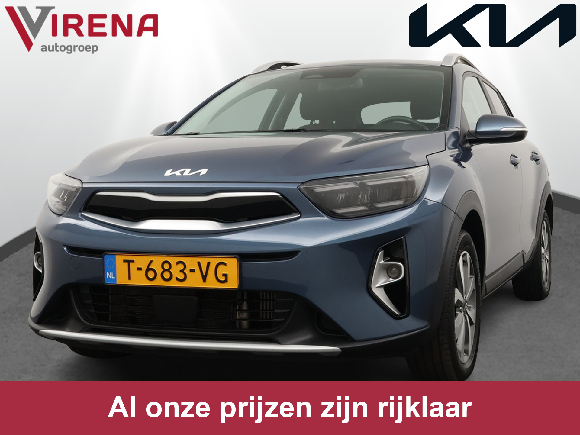 Kia Stonic 1.0 T-GDi MHEV DynamicPlusLine - Led Koplampen - Climate Control - Cruise Control - Navigatie - Apple/Android Carplay - Fabrieksgarantie Tot 2030