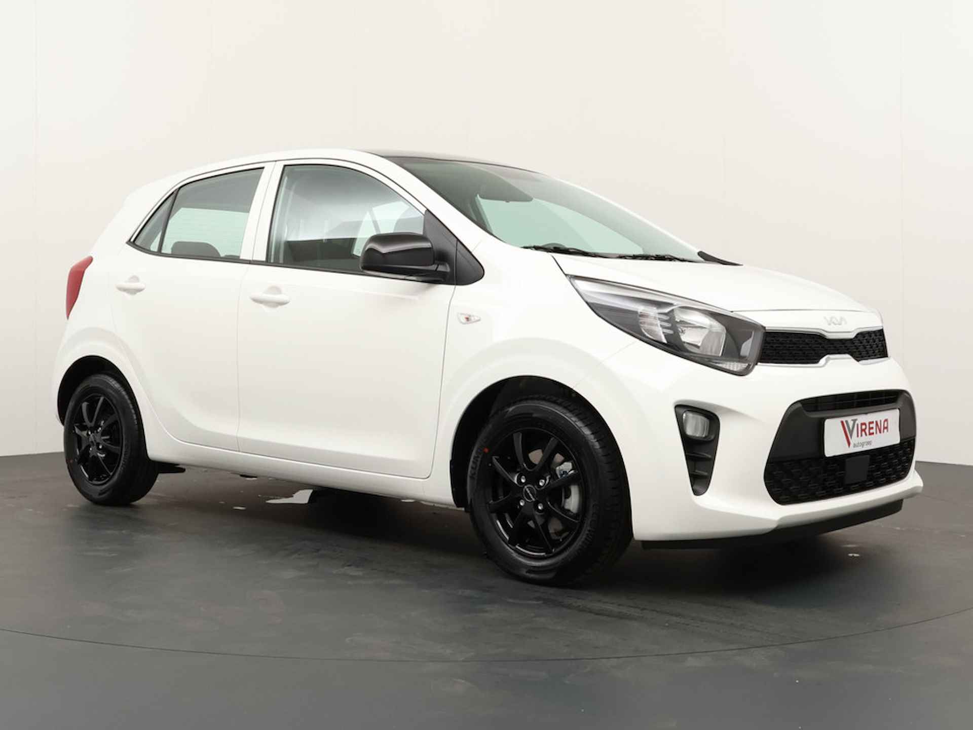 Kia Picanto 1.0 DPi Virena Edition * Nieuw uit voorraad leverbaar * - Zwarte Lichtmetalen Velgen - Zwart dak - Zwarte spiegels - Cruise Control - Airco - Nieuw uit voorraad leverbaar! - 11/37