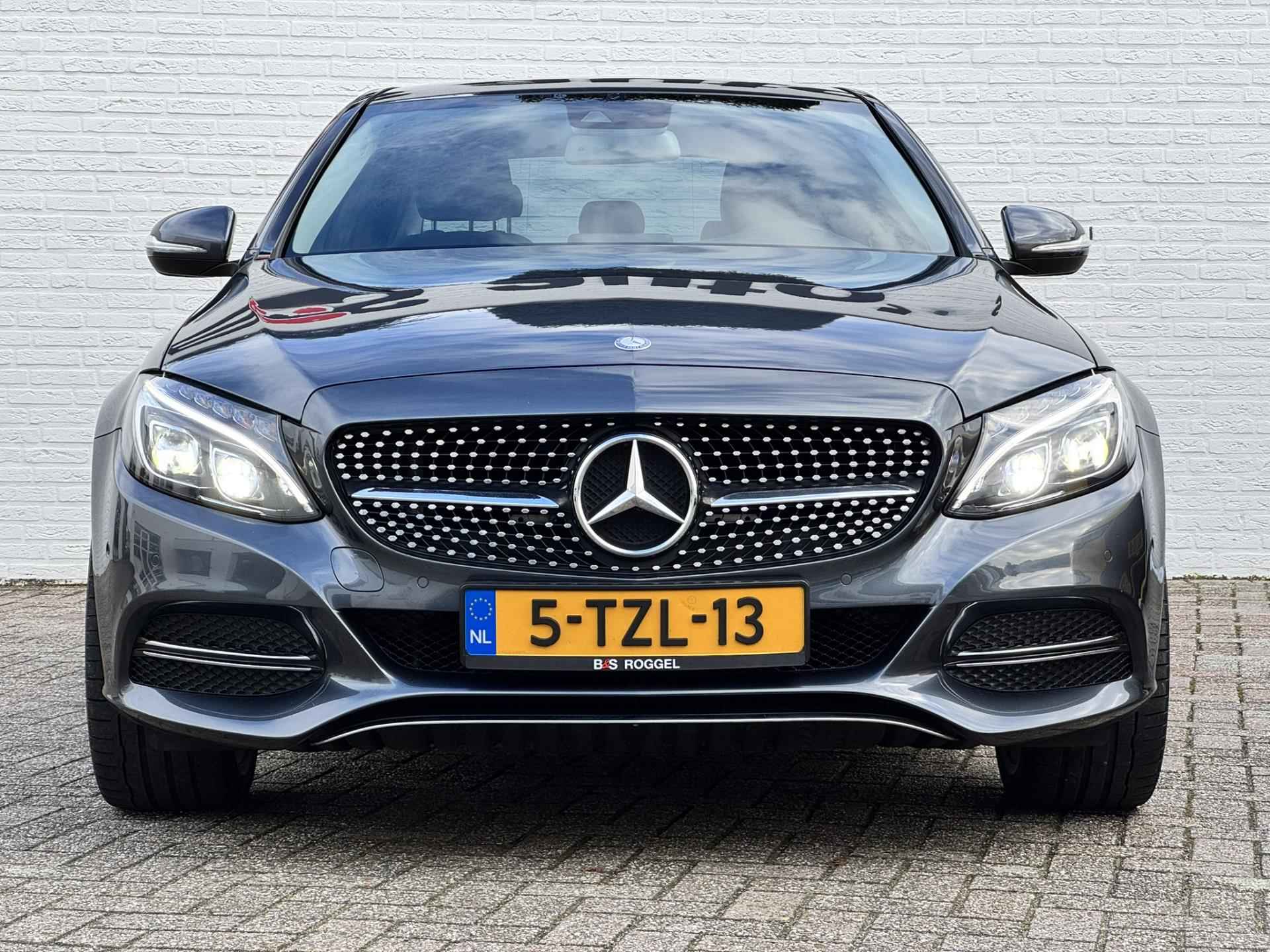 Mercedes-Benz C180 AMG Velgen AMG Diamond grille Electr. verstelbare voorstoelen stoelverwarming en memory bestuurdersstoel - 16/56