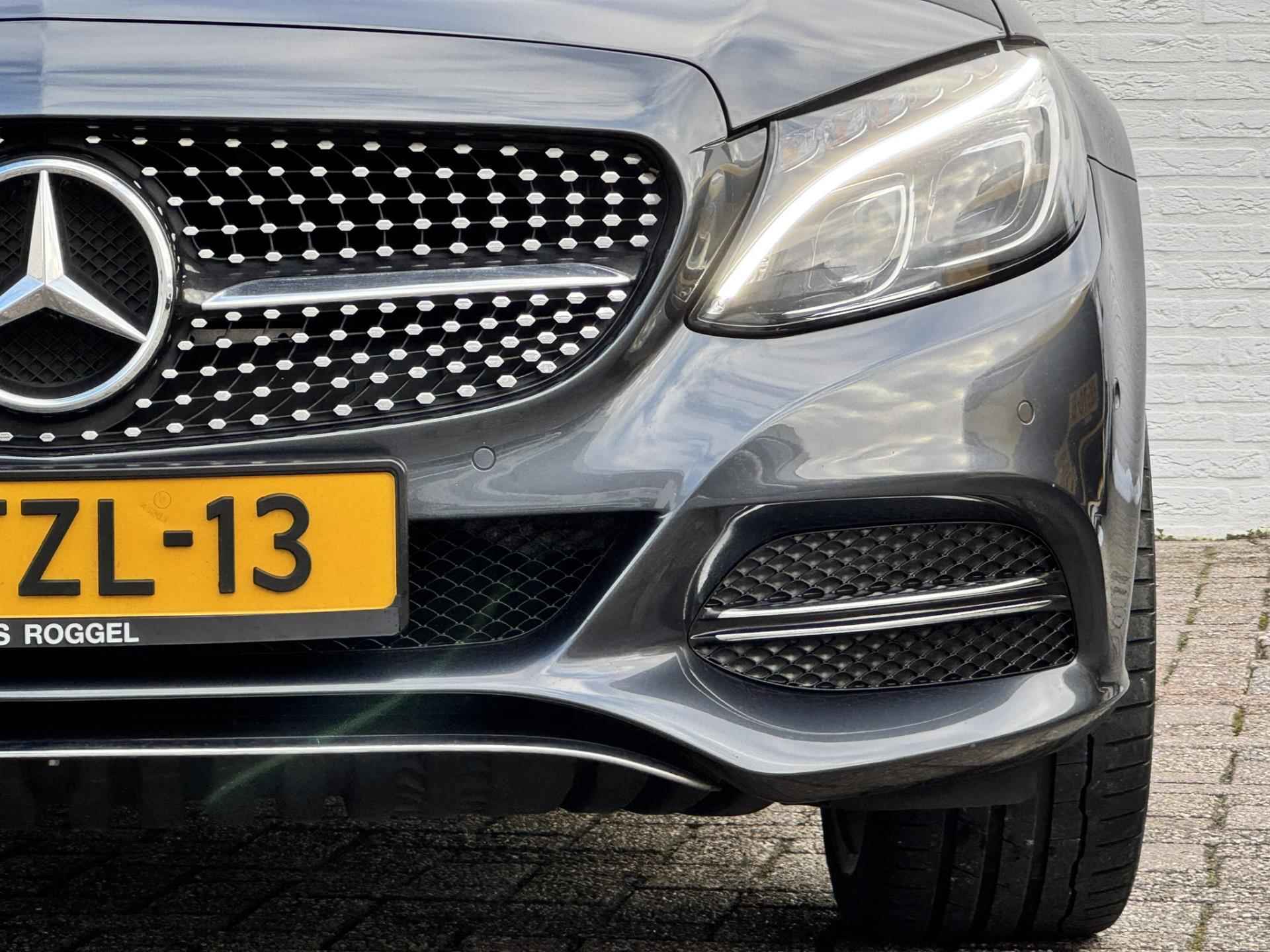 Mercedes-Benz C180 AMG Velgen AMG Diamond grille Electr. verstelbare voorstoelen stoelverwarming en memory bestuurdersstoel - 46/56