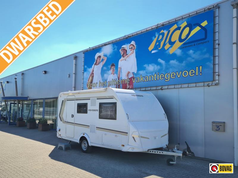 Weinsberg CaraOne 420 QD Dwarsbed en Voortent