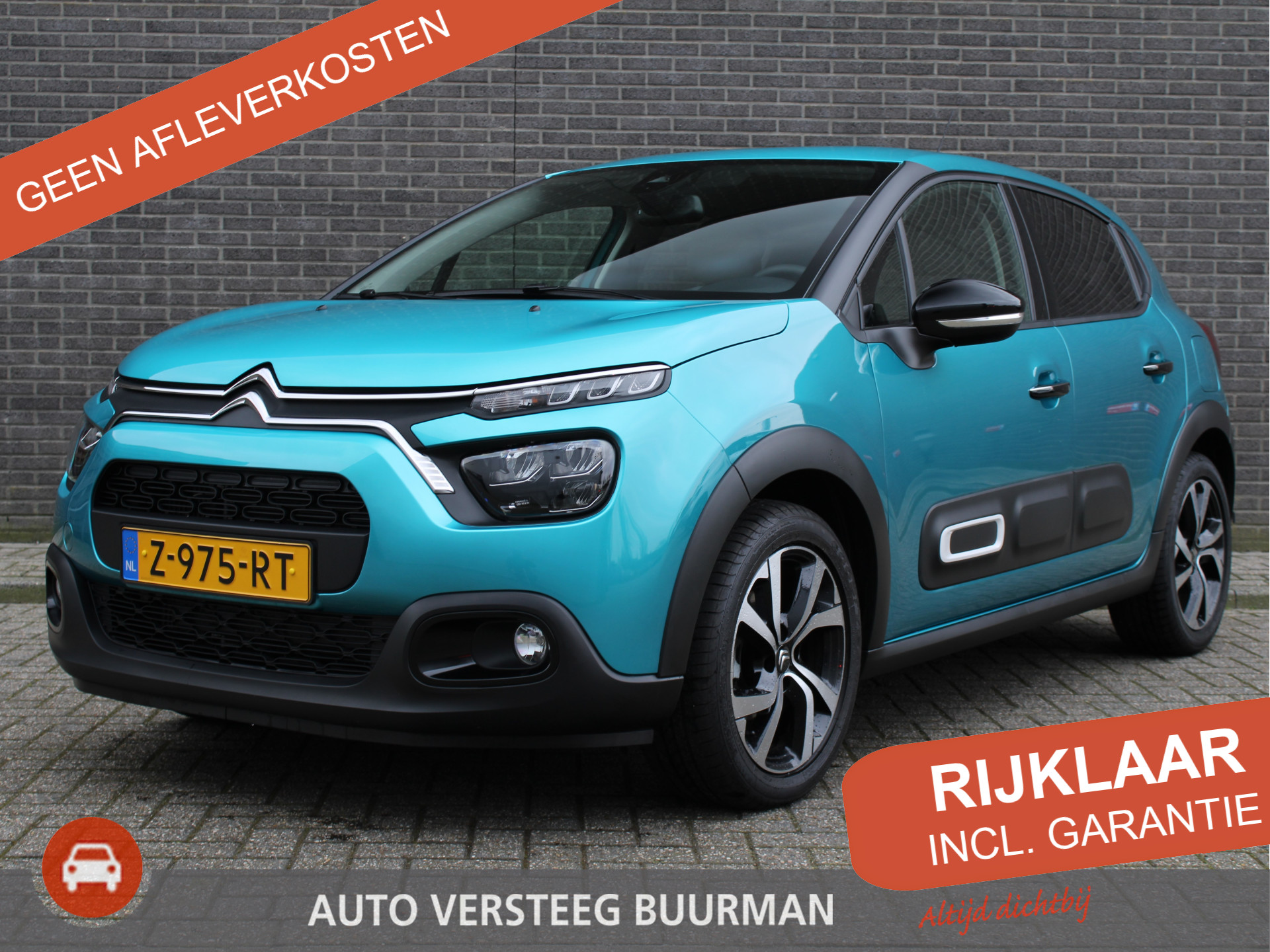 Citroën C3 1.2 PureTech Max 110 PK Cruise/Climate control, Navigatie, Camera, Apple Carplay/Android Auto, Radio/DAB, 17"LM Velgen