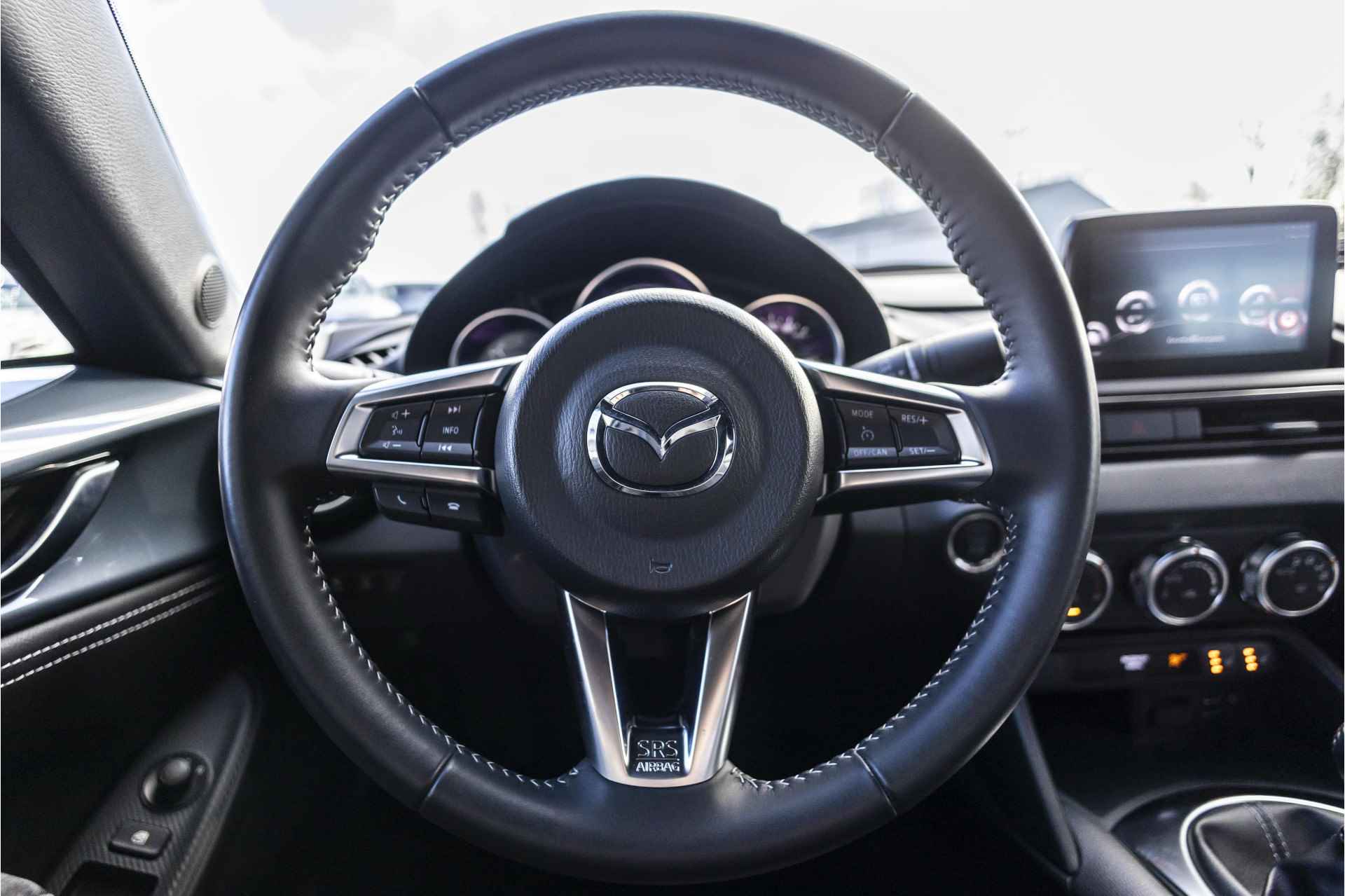 Mazda MX-5 1.5 SkyActiv-G 132 Luxury | Carplay | NL Auto | Leder | LED | Stoelverw. | Keyless | Dodehoek | - 30/48