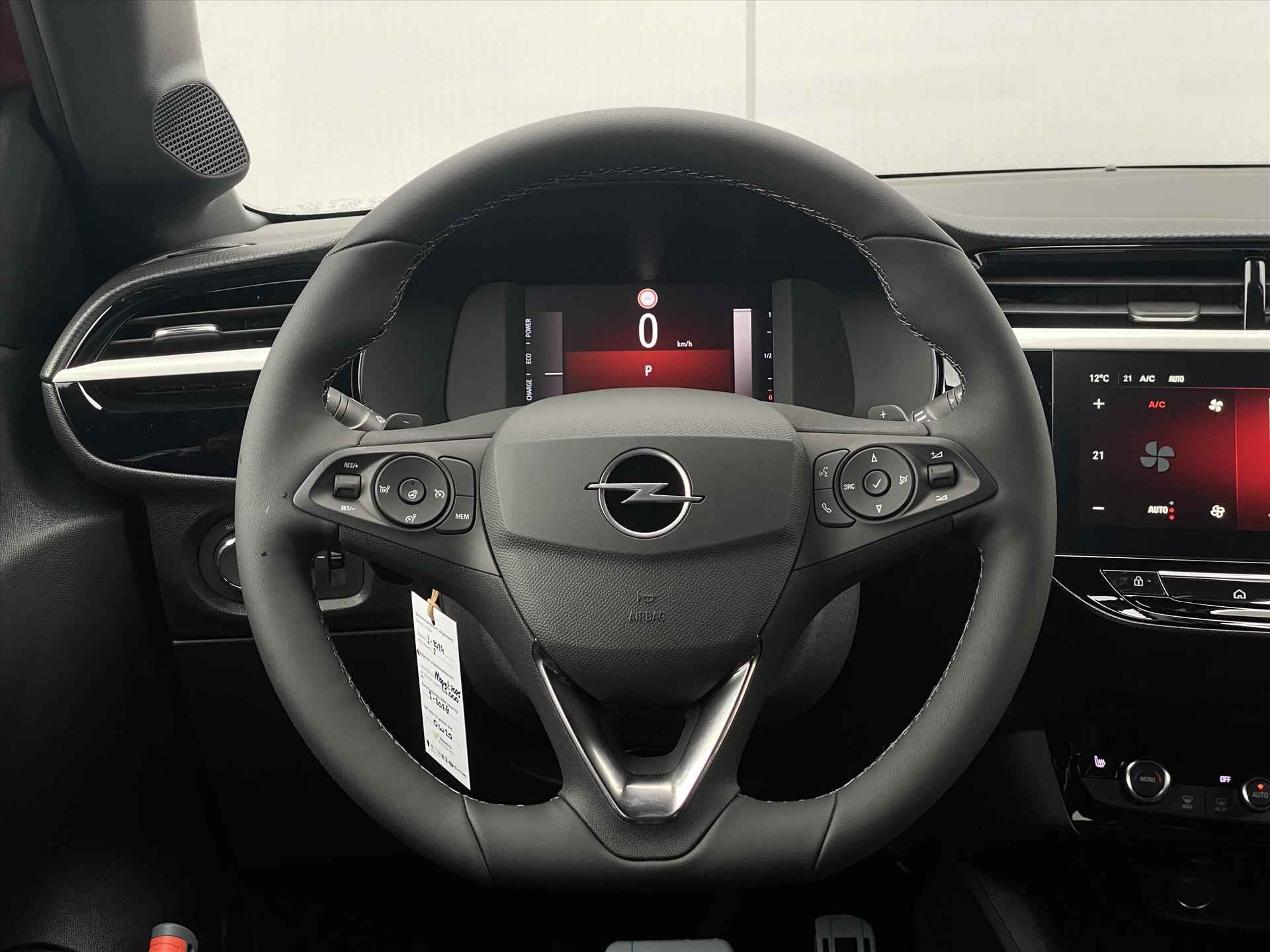 OPEL Corsa 1.2 Turbo Hybrid 100pk eDCT GS I Navigatie | Camera | CarPlay | Sensoren | Stuur & Stoelverwarming | - 13/38