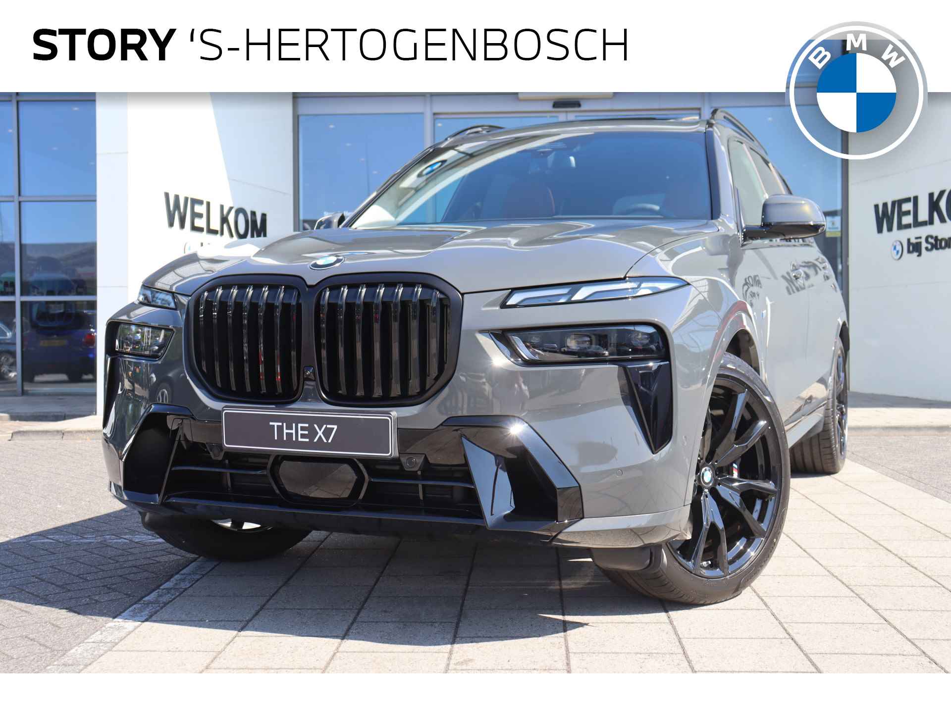 BMW X7 xDrive40i High Executive M Sport Automaat / Panoramadak Sky Lounge / Massagefunctie / Active Steering / Bowers & Wilkins / Trekhaak / Soft-Close / Driving Assistant Professional - 1/44