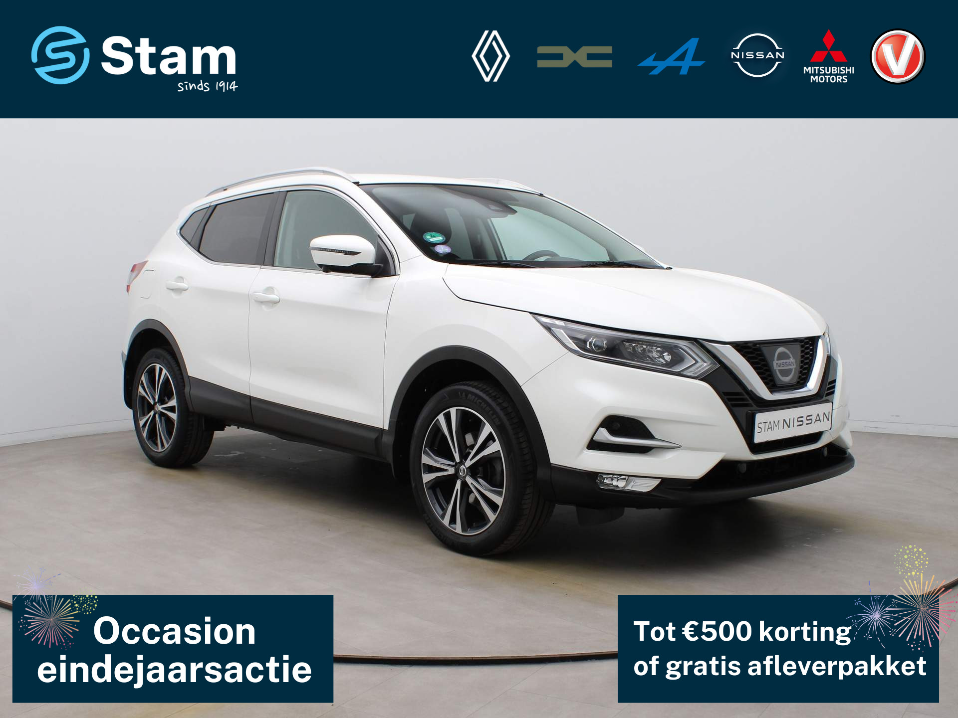 Nissan QASHQAI 164pk N-Connecta 360° Camera | Climate | Navi | Parksens. | Trekhaak