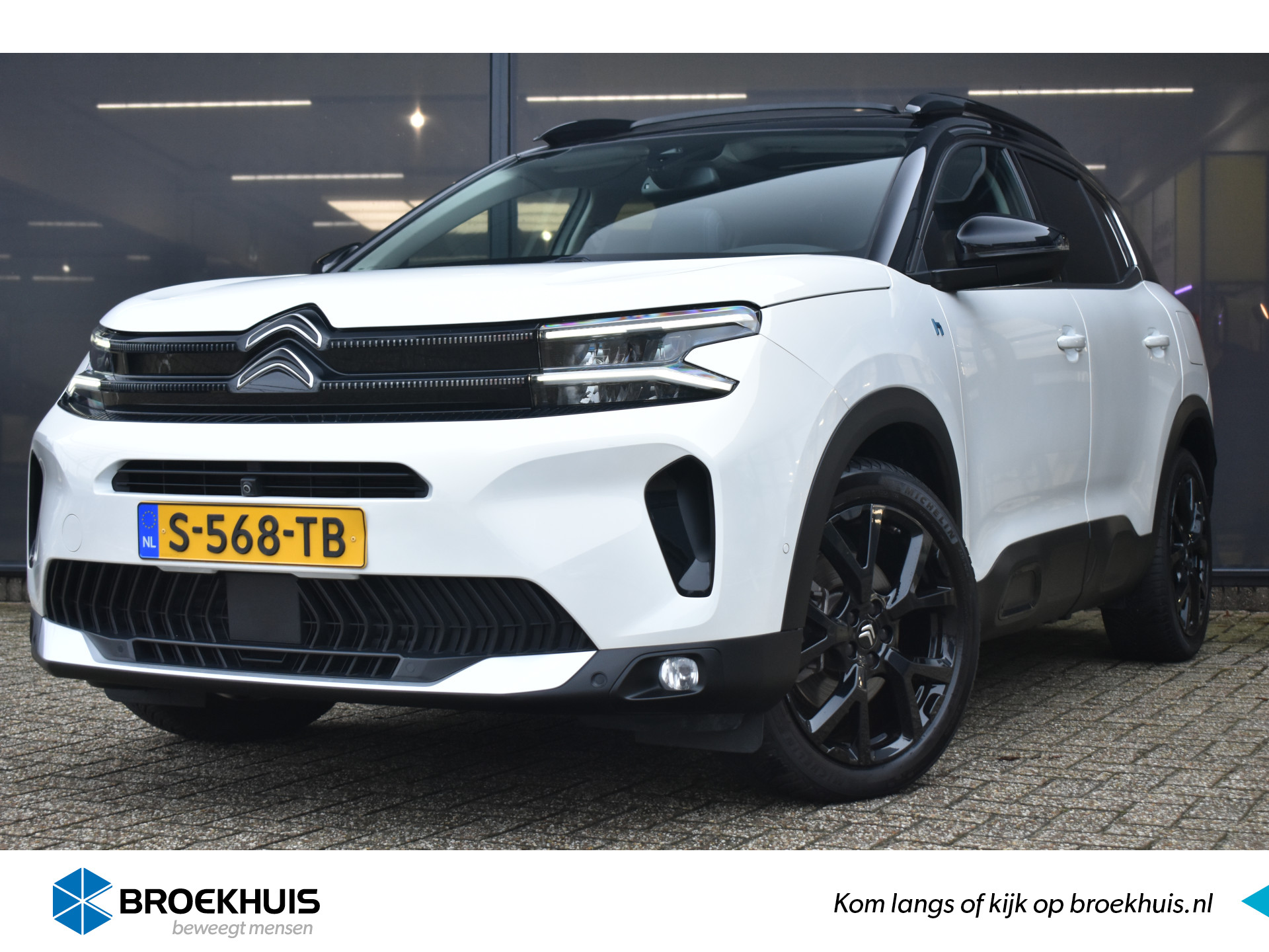 Citroën C5 Aircross 1.6 Plug-in Hybrid Business Plus 180pk | Schuif-/Kanteldak | Vol-Leder | Massage | Elektr. Stoelen | Adaptive Cruise | Elektr. A