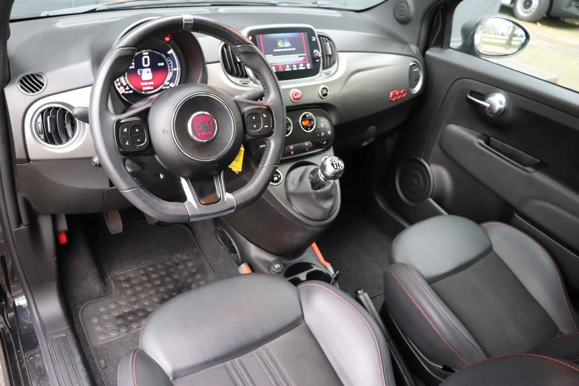 Fiat 500 C 1.0 Hybrid Sport Cabrio / Carplay / Digital dash / Clima - 9/35