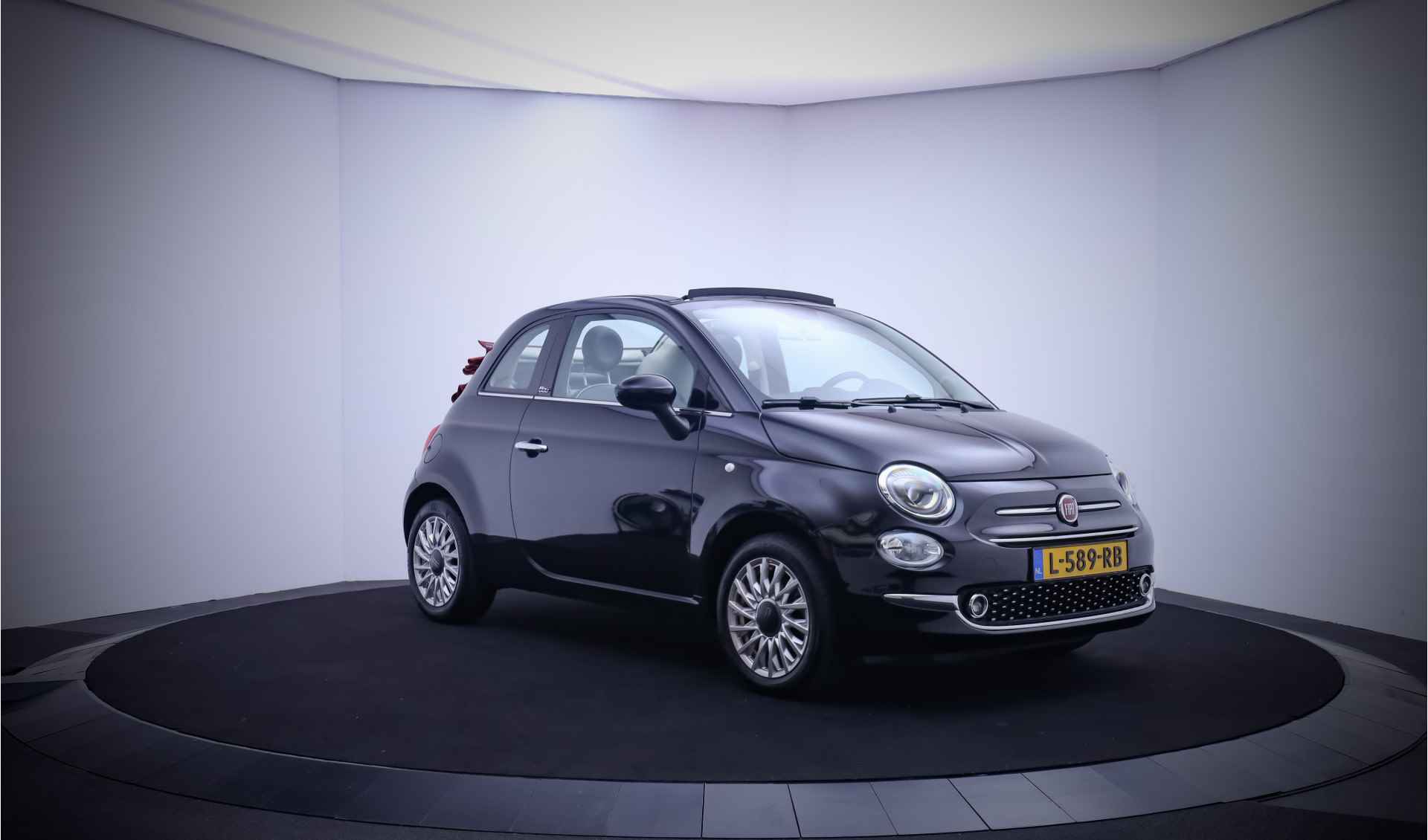 Fiat 500Cabrio 1.2 Lounge LED/NAVI/CARPLAY/CLIMA/CRUISE/PDC/DAB+/LMV - 4/26