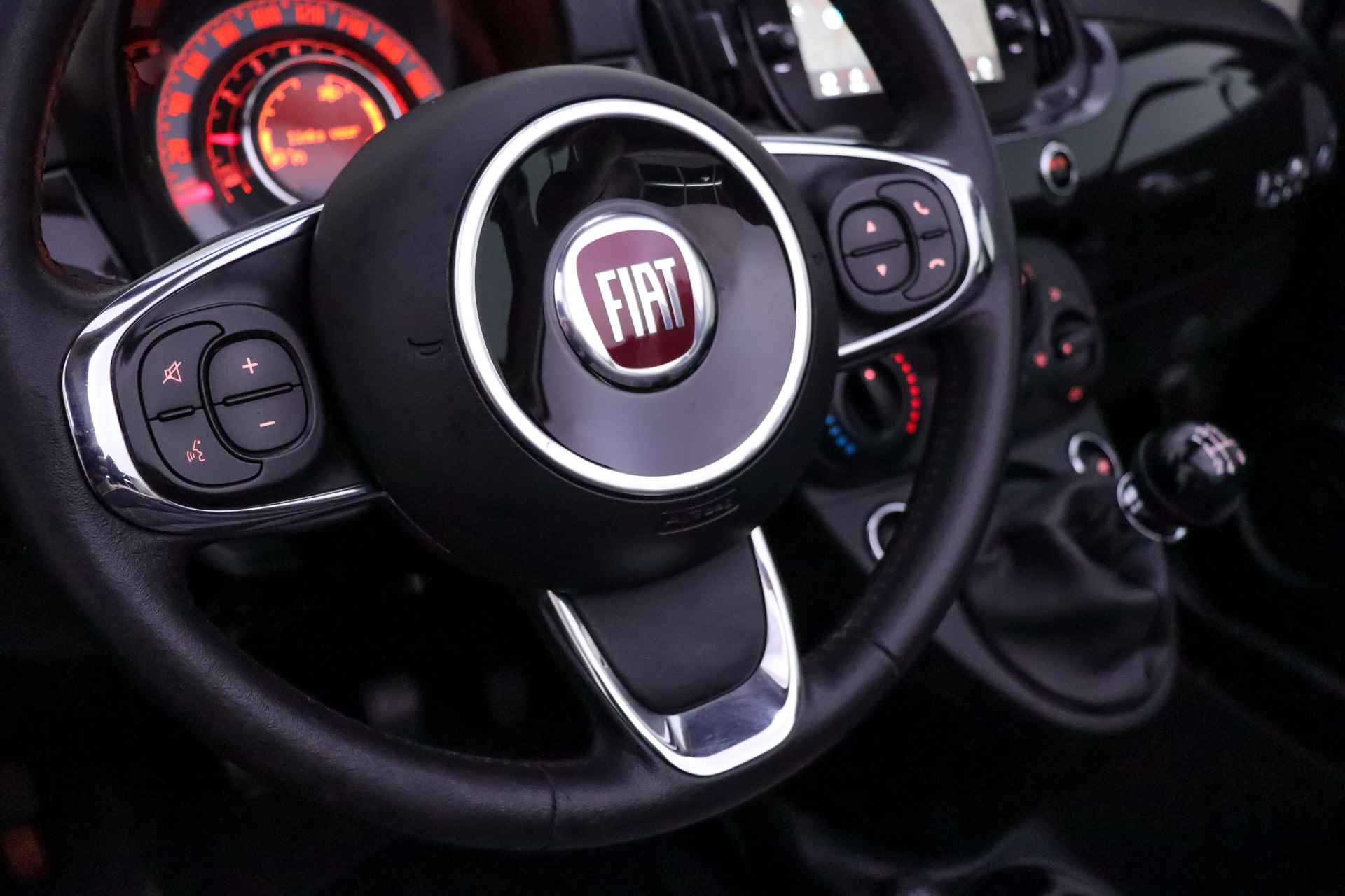 Fiat 500Cabrio 1.2 Lounge LED/NAVI/CARPLAY/CLIMA/CRUISE/PDC/DAB+/LMV - 19/26