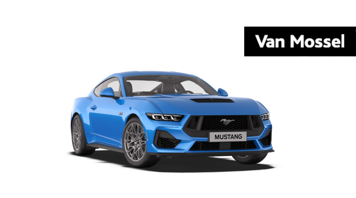 Ford Mustang Fastback 5.0 V8 GT | 2024 MODEL | NU TE BESTELLEN | GRABBER BLUE | bij viaBOVAG.nl