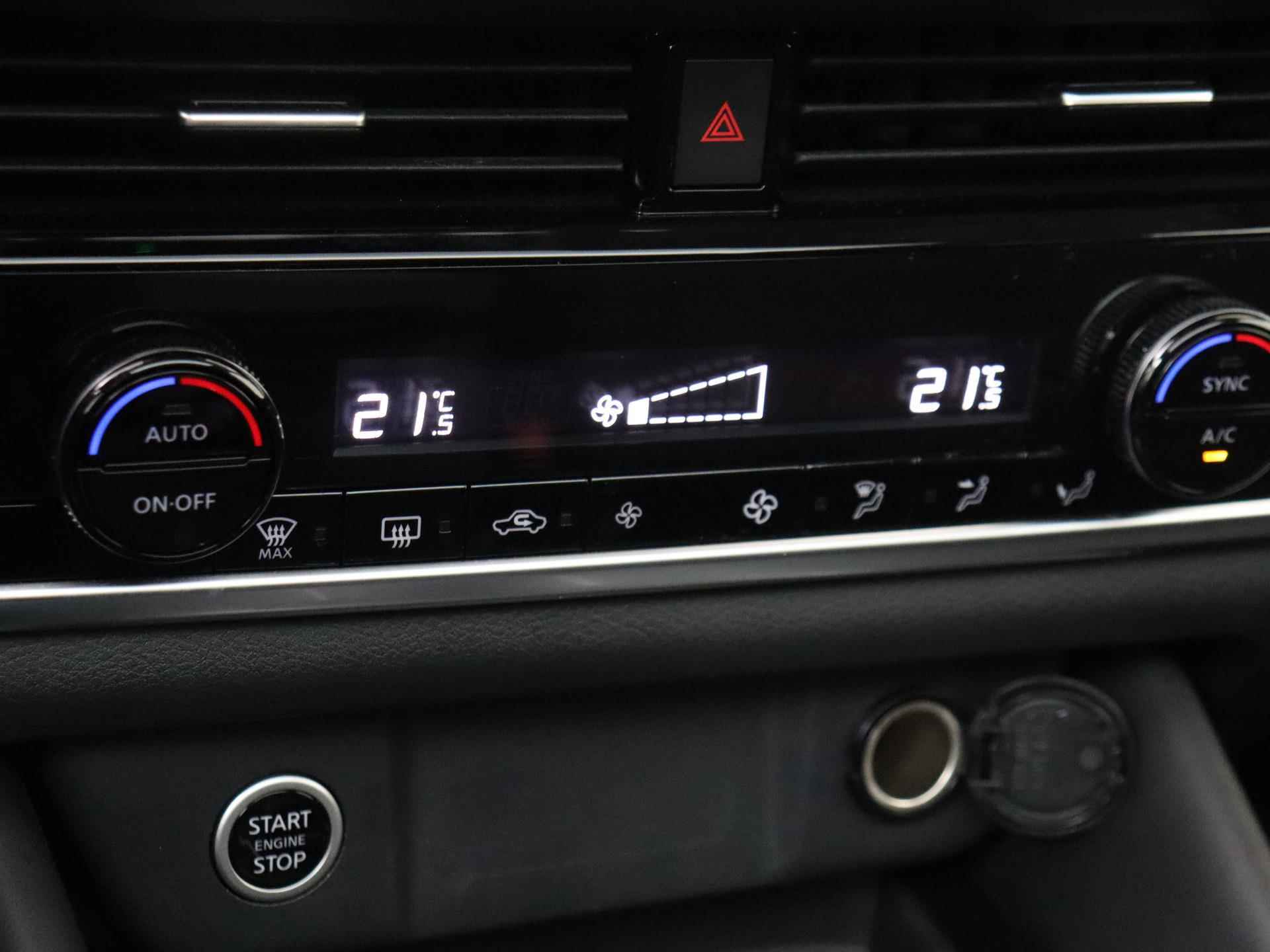 Nissan Qashqai 1.3 - 158PK MHEV Xtronic N-Connecta Automaat | Navigatie | Glazen Panoramadak |Cruise Control |Climate Control | Camera | Apple Carplay/Android Auto | Parkeersensoren | Licht & Regen Sensor | LED Lampen | Electrische Ramen | Centrale Deurvergrendeling | - 17/27