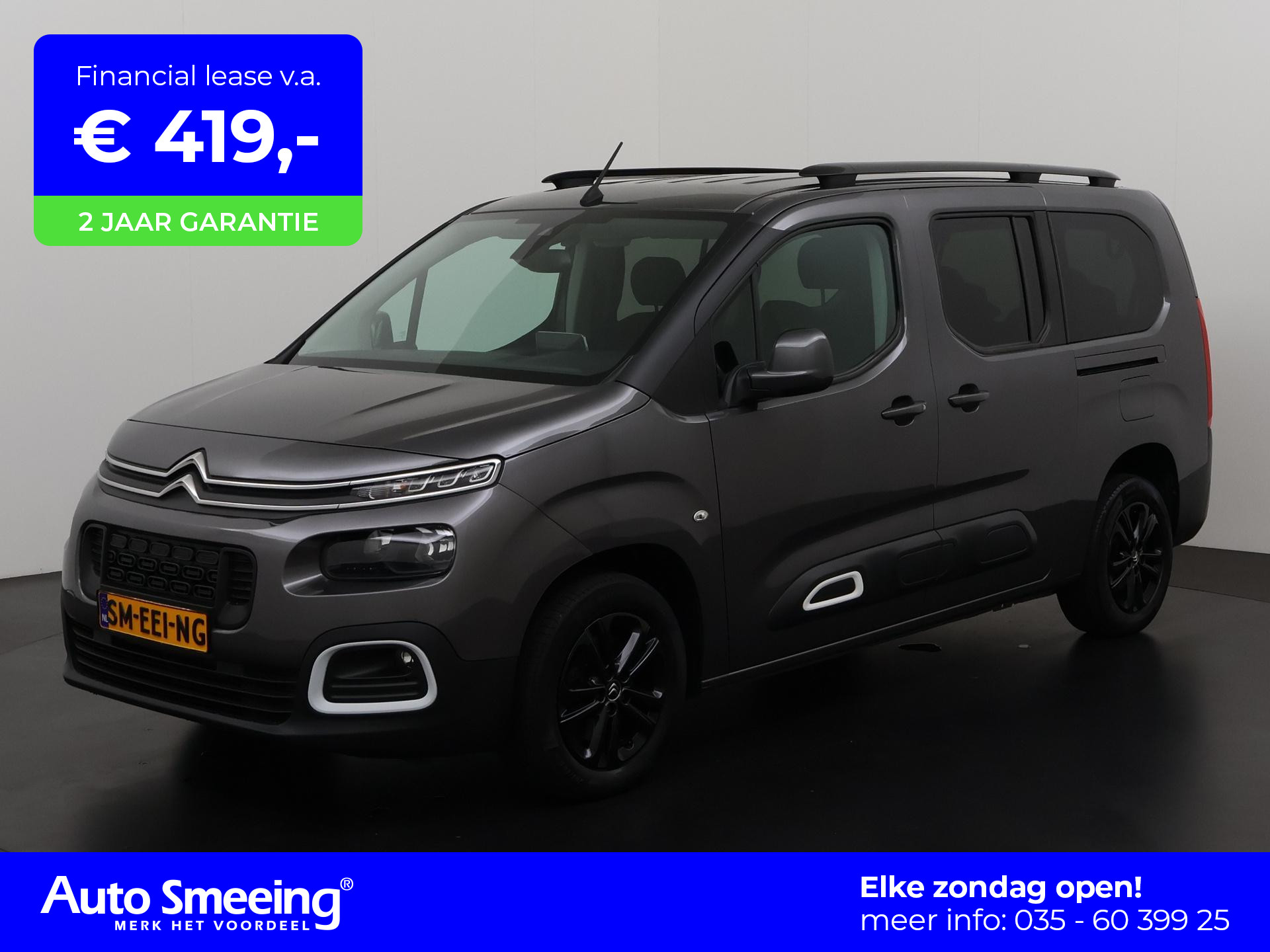 Citroen Berlingo XL 1.2 PureTech | 7 Persoons | Camera | Navigatie | Zondag Open!