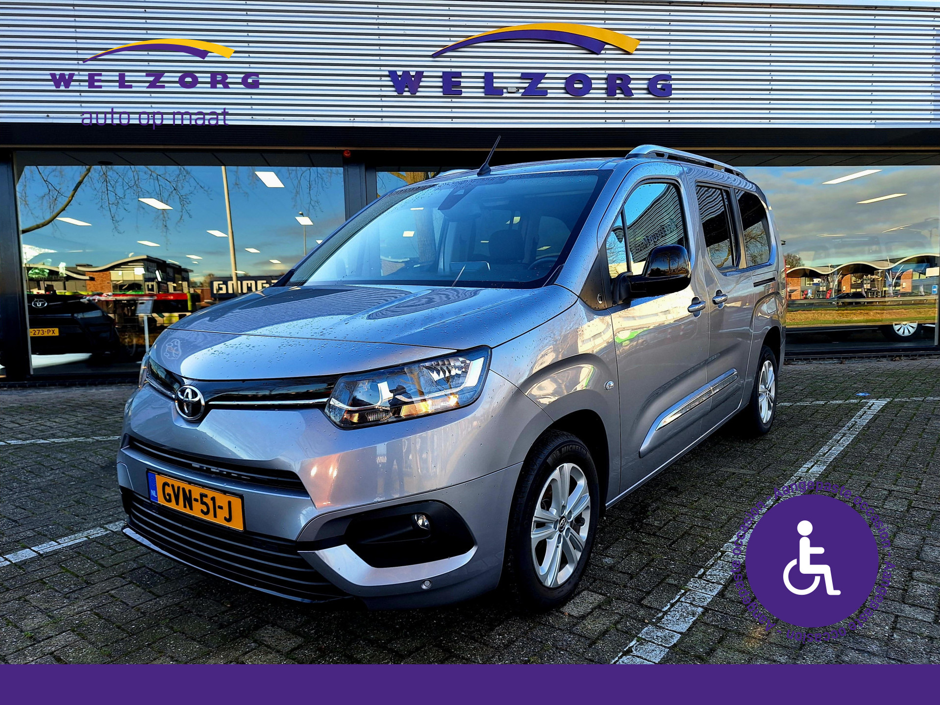 Toyota PROACE CITY Verso L2 Rolstoelauto Direct leverbaar! Rolstoelauto