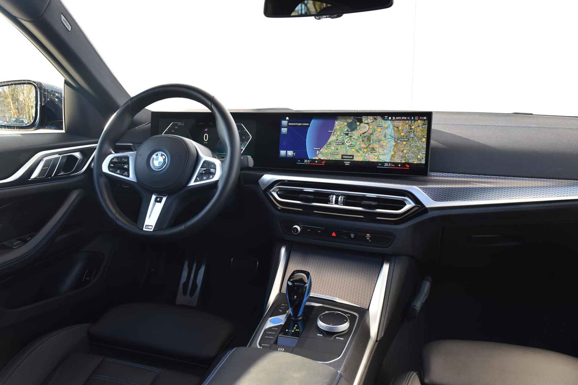 BMW i4 eDrive40 High Executive M-Sport / Laser / Schuifdak / 19" / Comfort Acces / Auto Pilot - 11/25