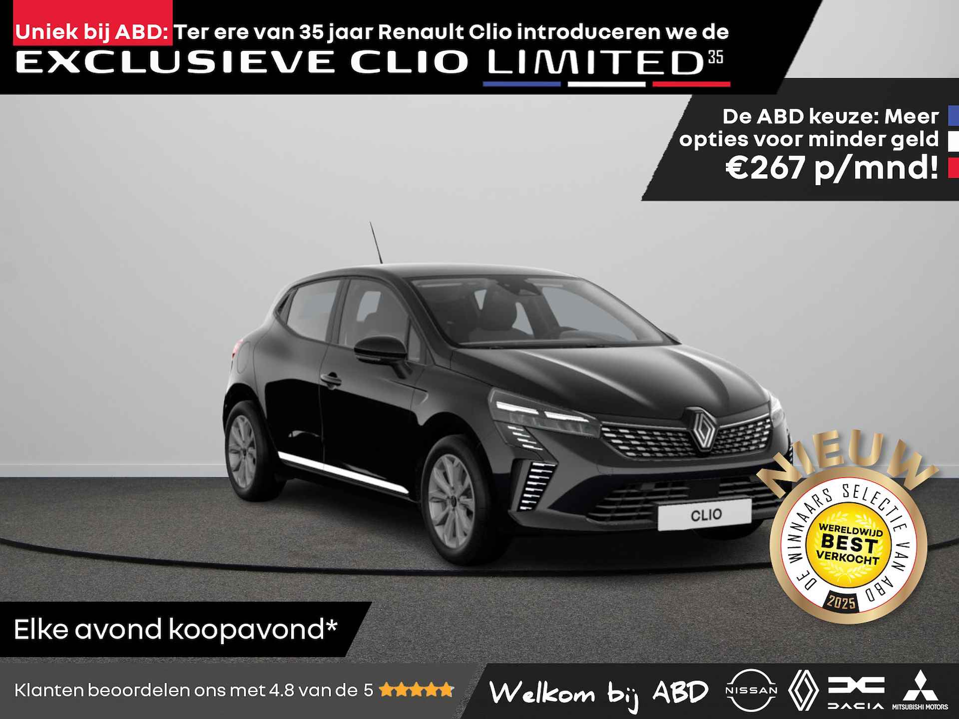 Renault Clio LIMITED 35  TCe 100 Bi-Fuel | Uniek bij ABD | 35-jarige jubileumeditie |