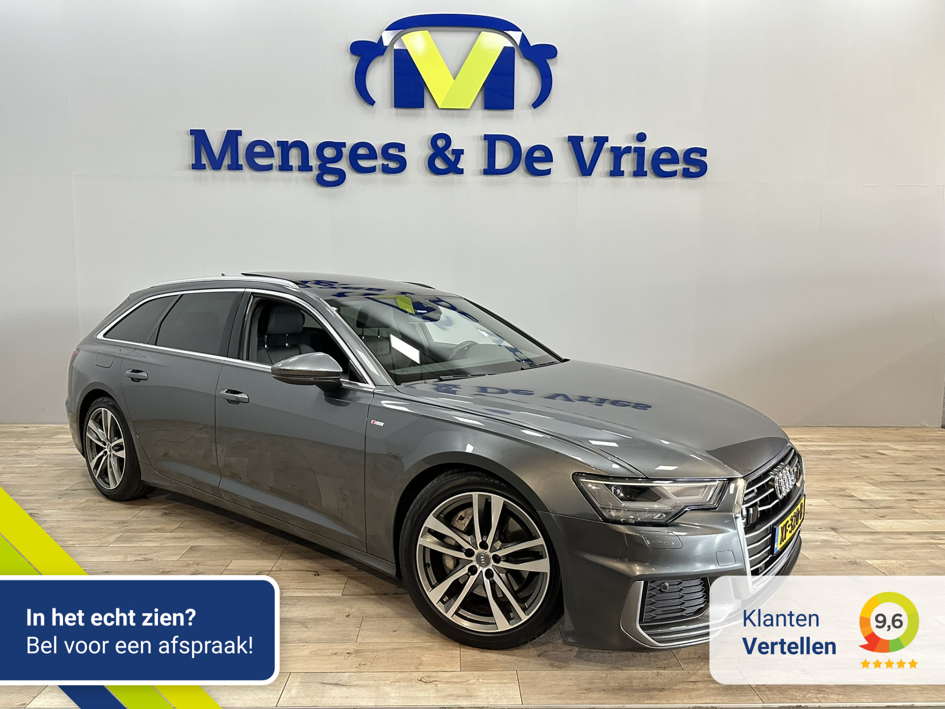 Audi A6 Avant 50 TDI quattro Sport Pro Line S 3x S Line | Airco ECC | Panorama | LED | Adaptive Cruise | Virtual | Trekhaak | B&O | Apple Carplay Android Auto | Isofix |