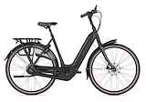 GAZELLE Grenoble C8 HMB 500Wh Lage instap Black Matt 49cm 2024