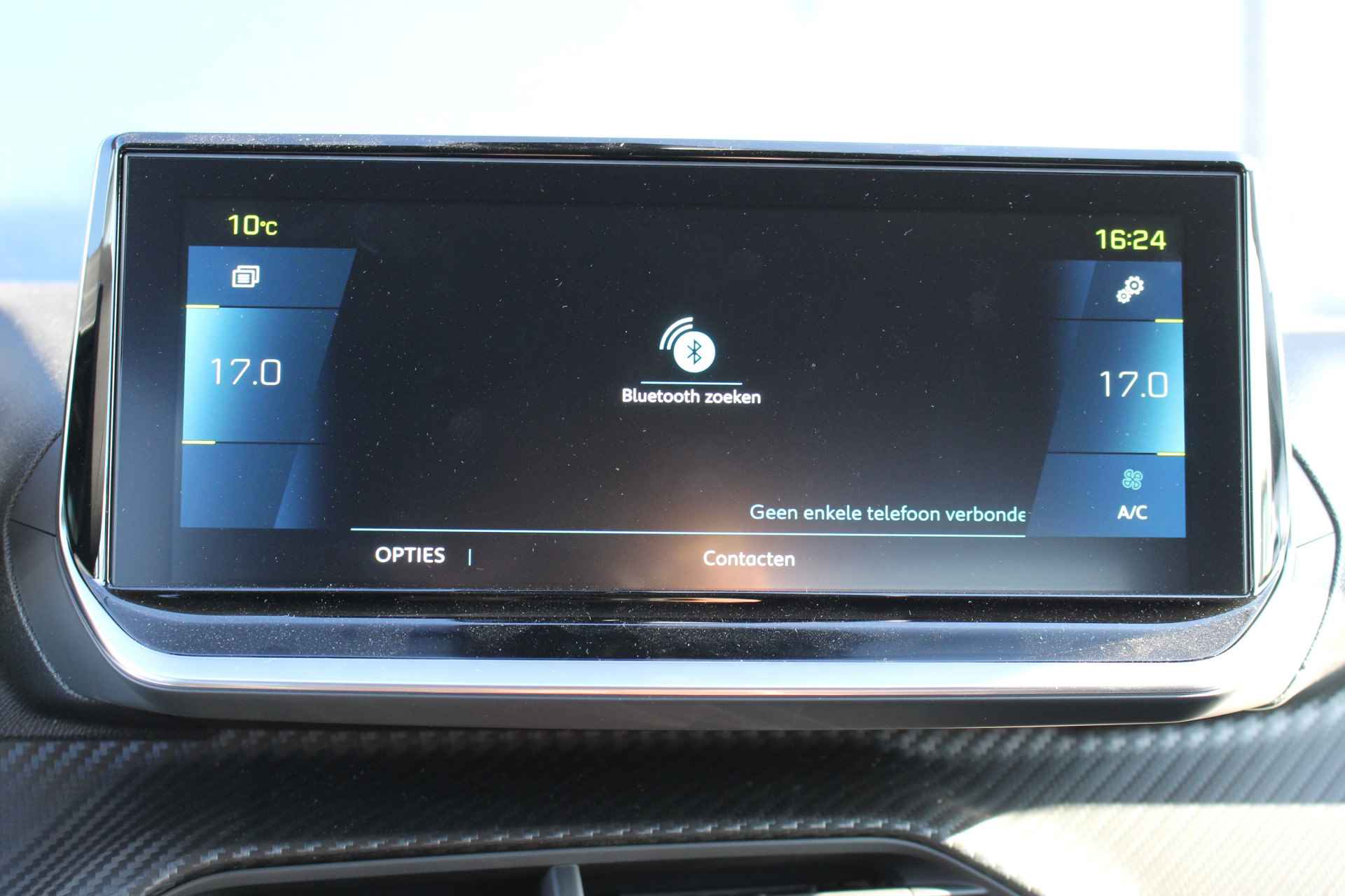 Peugeot e-208 Allure Pack | 3D Nav. + Display | Full LED | Cam | Half leder | LMV 16'' | PDC | Carplay | Climate & - 26/52