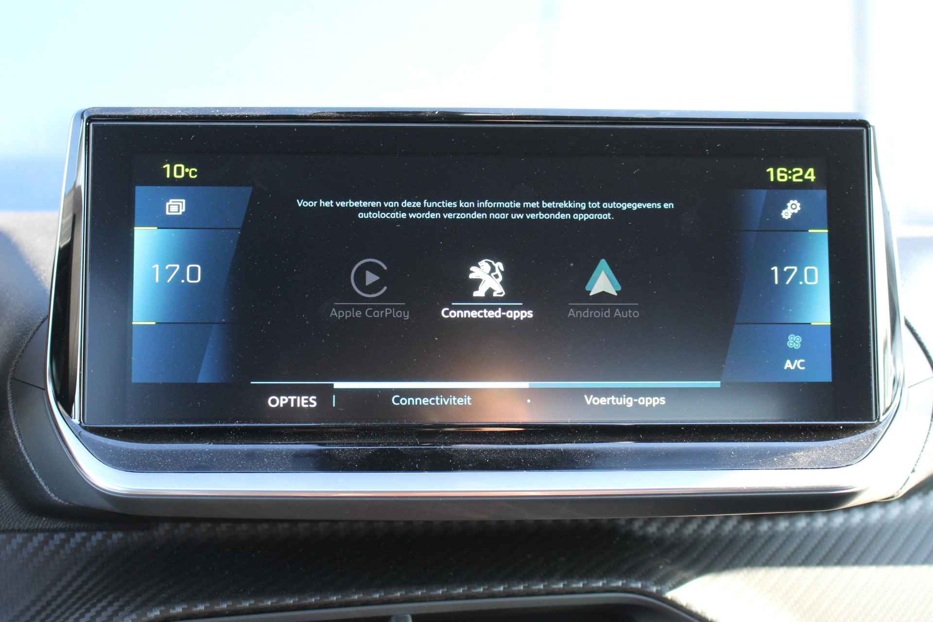 Peugeot e-208 Allure Pack | 3D Nav. + Display | Full LED | Cam | Half leder | LMV 16'' | PDC | Carplay | Climate & - 27/52