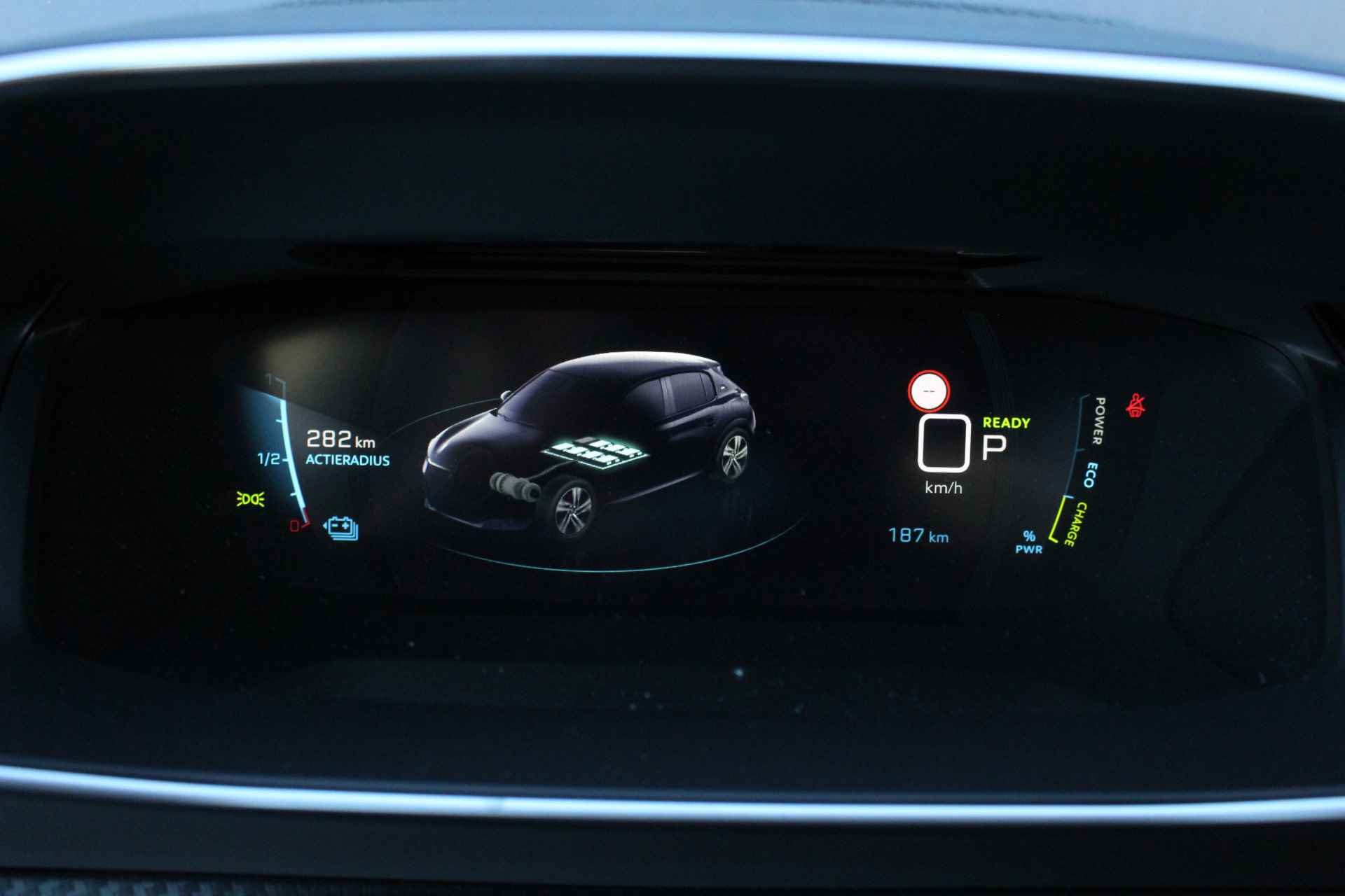 Peugeot e-208 Allure Pack | 3D Nav. + Display | Full LED | Cam | Half leder | LMV 16'' | PDC | Carplay | Climate & - 38/52