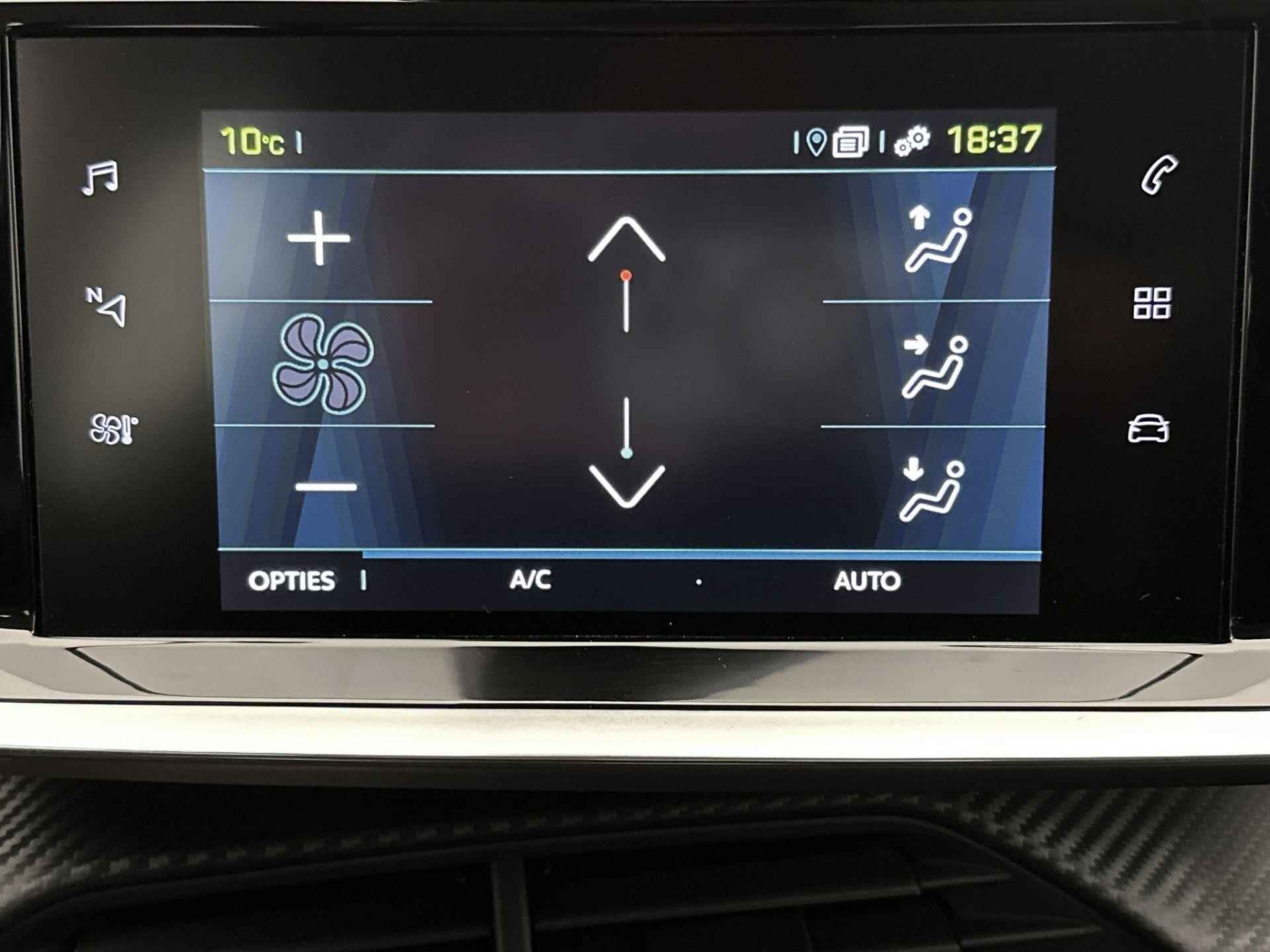 Peugeot e-208 Active 50 kWh 136pk Automaat | Navigatie | 3-fase laden | Climate Control | Cruise Control | Stoelverwarming | Armsteun | Bluetooth | Apple Carplay / Android Auto | DAB+ radio | Elektrisch inklapbare spiegels | Keyless start | Regensensor | Automatisch dimlicht | - 25/33