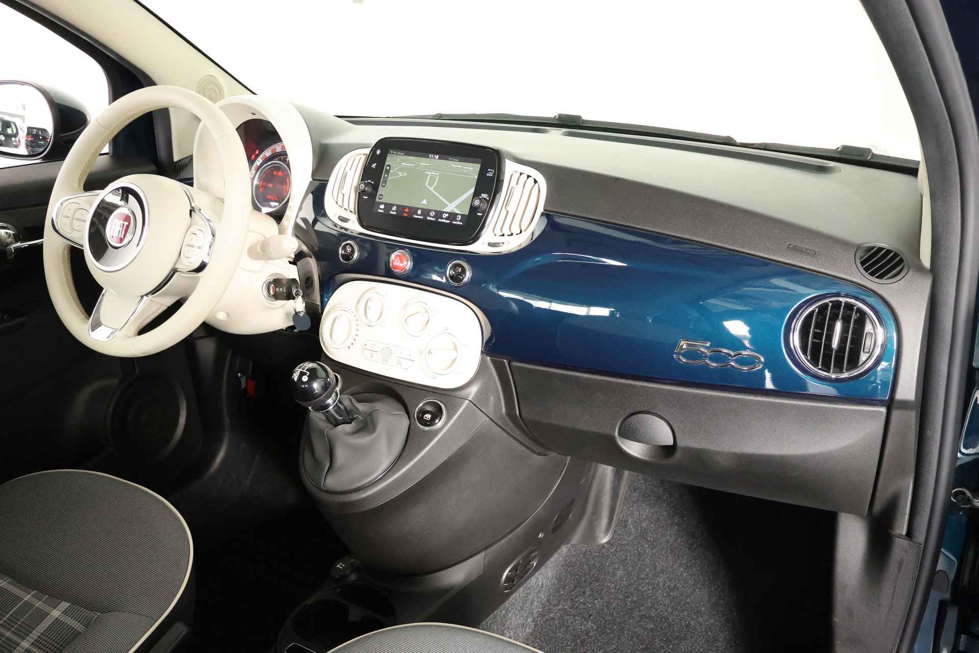 Fiat 500 1.2 Lounge / Airco / Navi / Cruisecontrol / CarPlay - 3/24
