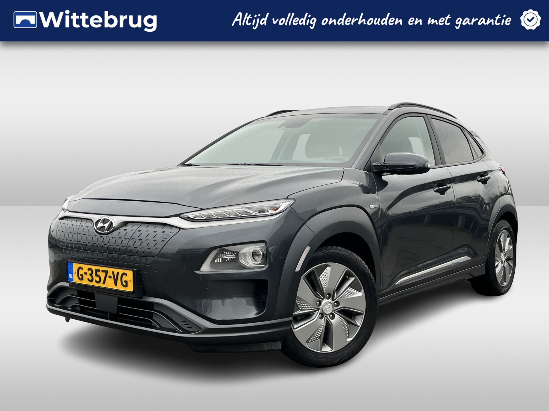 Hyundai KONA EV Premium 64 kWh | Leder | Glazen Dak | Camera