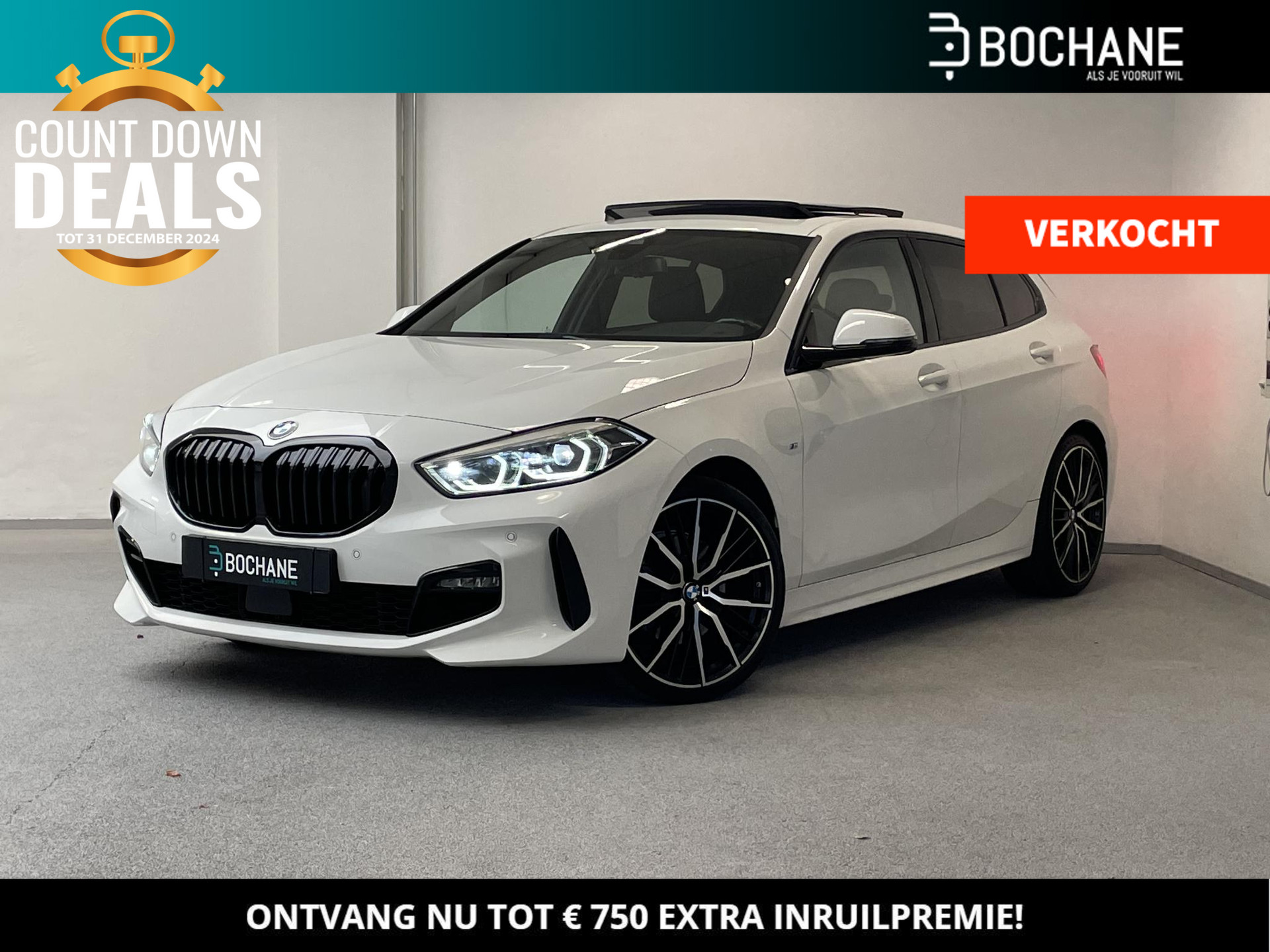 BMW 1-serie 116i M-Sport Plus Pack | PANO | HEAD-UP | TREKHAAK | CARPLAY | 19" LMV |