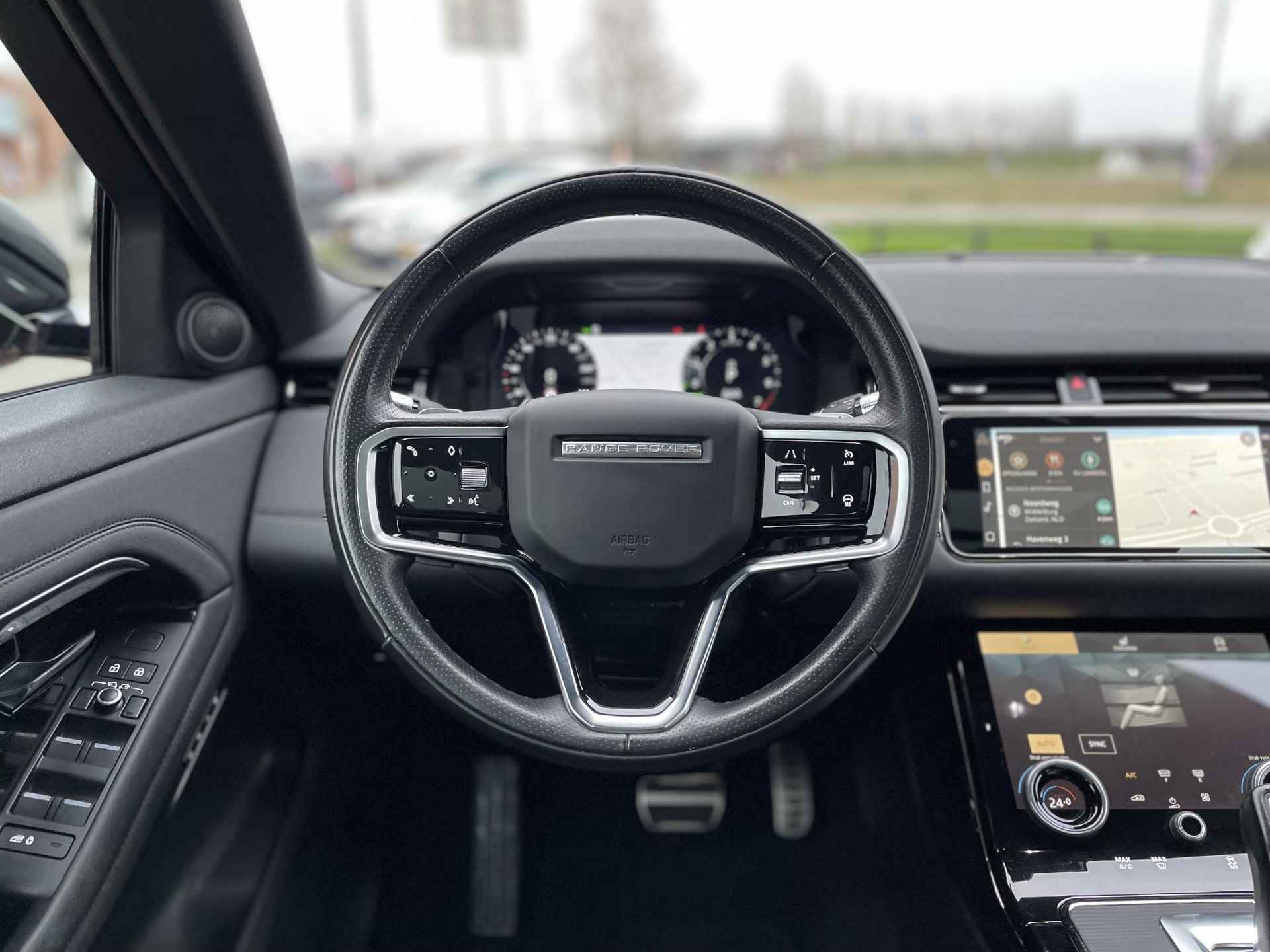 Land Rover Range Rover Evoque 1.5 P300e AWD R-Dynamic HSE | Tekhaak Afneembaar | Panoramadak | Stuur- + Stoelverwarming | Navigatie | 360° Camera | Geheugenstoel | Rijklaarprijs! - 13/34