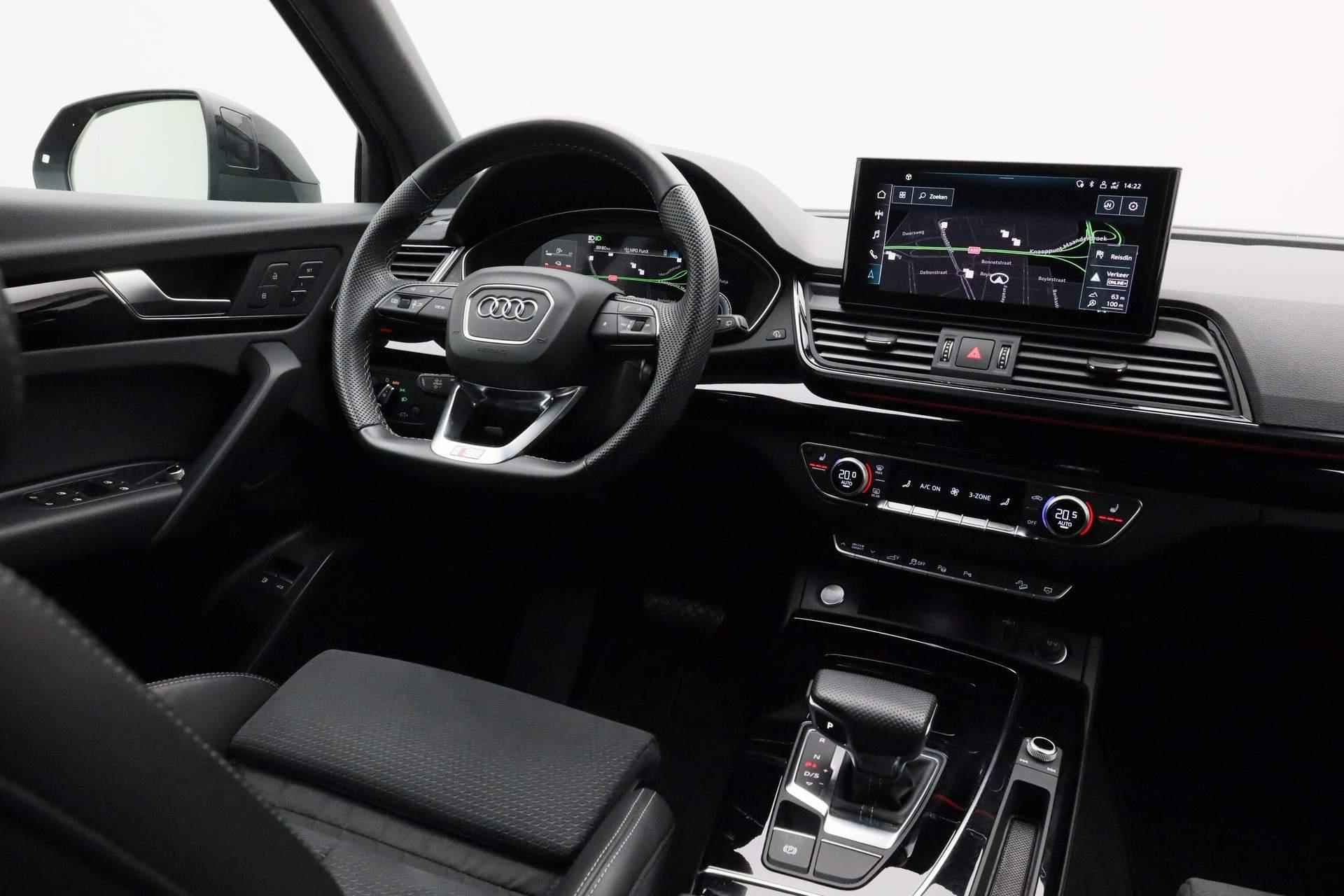 Audi Q5 Sportback 50 TFSI e 299PK S-tronic S edition | Pano | Trekhaak | 21 inch | Matrix LED | 360 camera | ACC | Zwart optiek - 29/48
