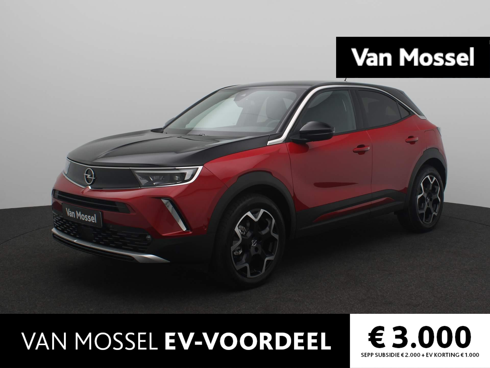 Opel Mokka-e 50-kWh 11kW Level 5 | Alcantara Bekleding | Winter Pakket | Zwarte Motorkap | Keyless Entry & Start |